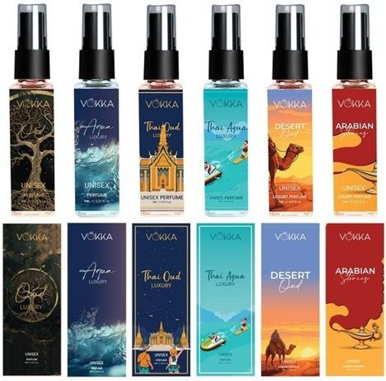 VOKKA Pocket Perfume 8mlx6 - Image 1