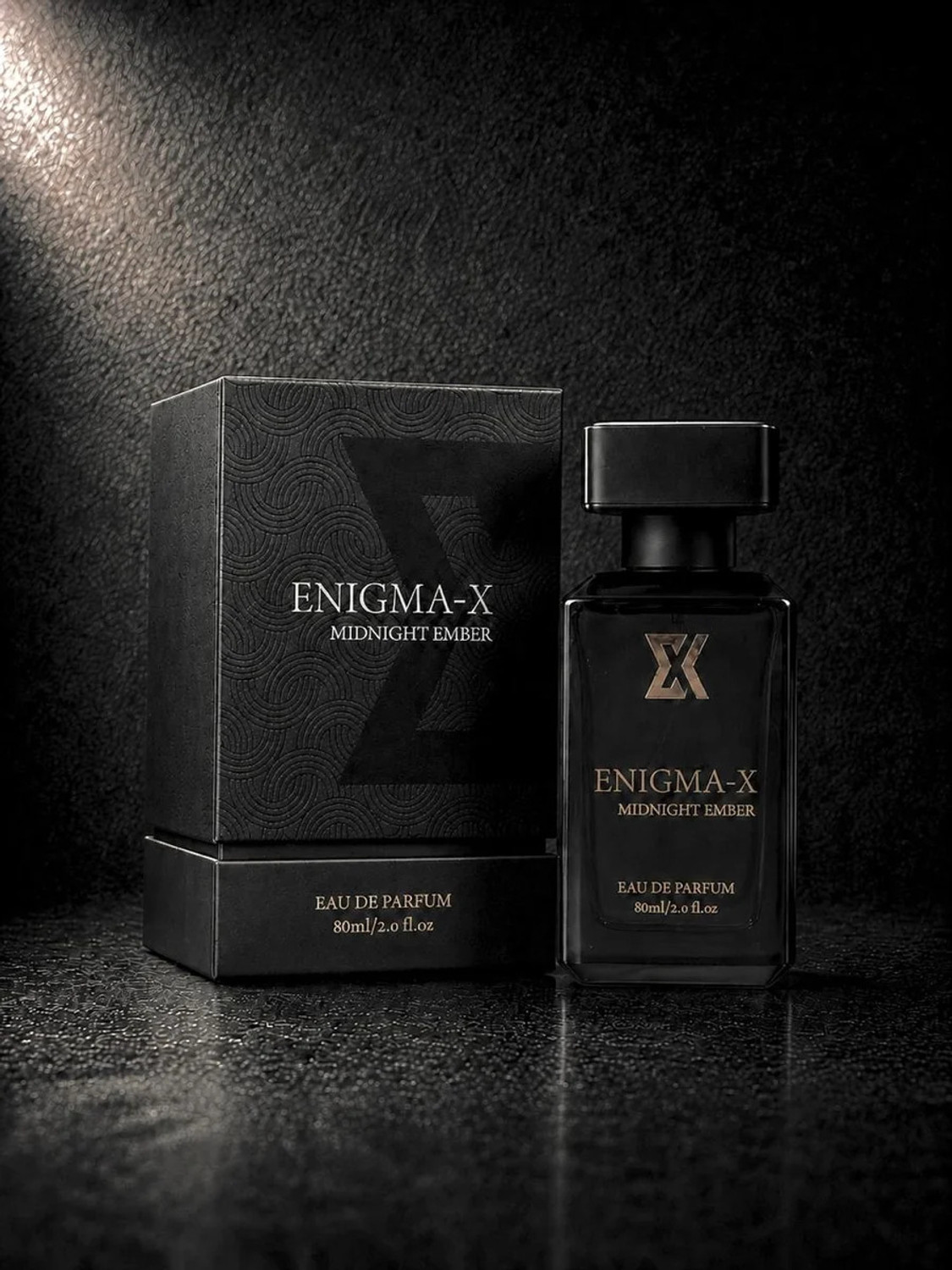 ENIGMAX Midnight Ember Perfume | Premium Long-Lasting Unisex EDP Perfume for Daily Wear Eau de Parfum - 80 ml (For Men & Women) - Image 1