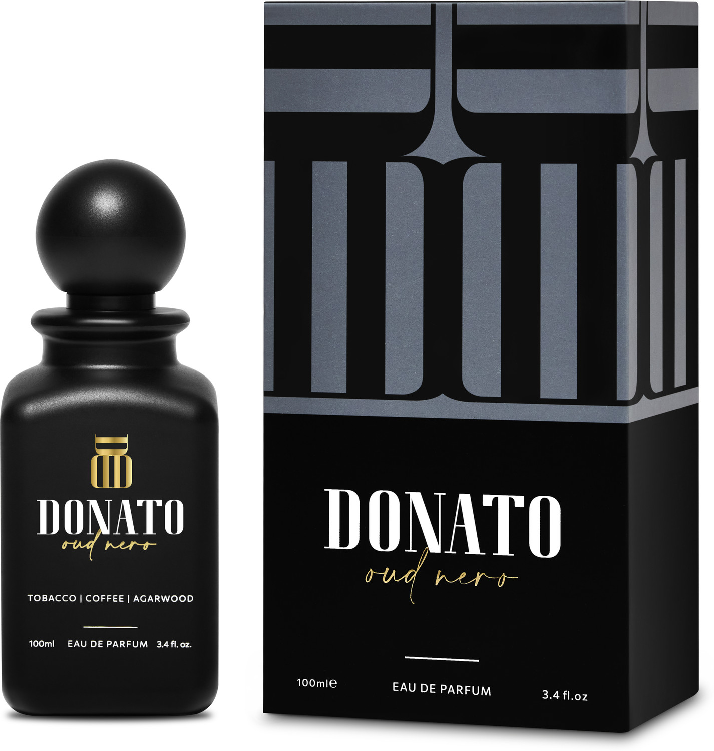 Image of DONATO OUD NERO | Eau De Parfum | Coffee, Tobacco, Agarwood | Unisex Eau de Parfum - 100 ml (For Men & Women)