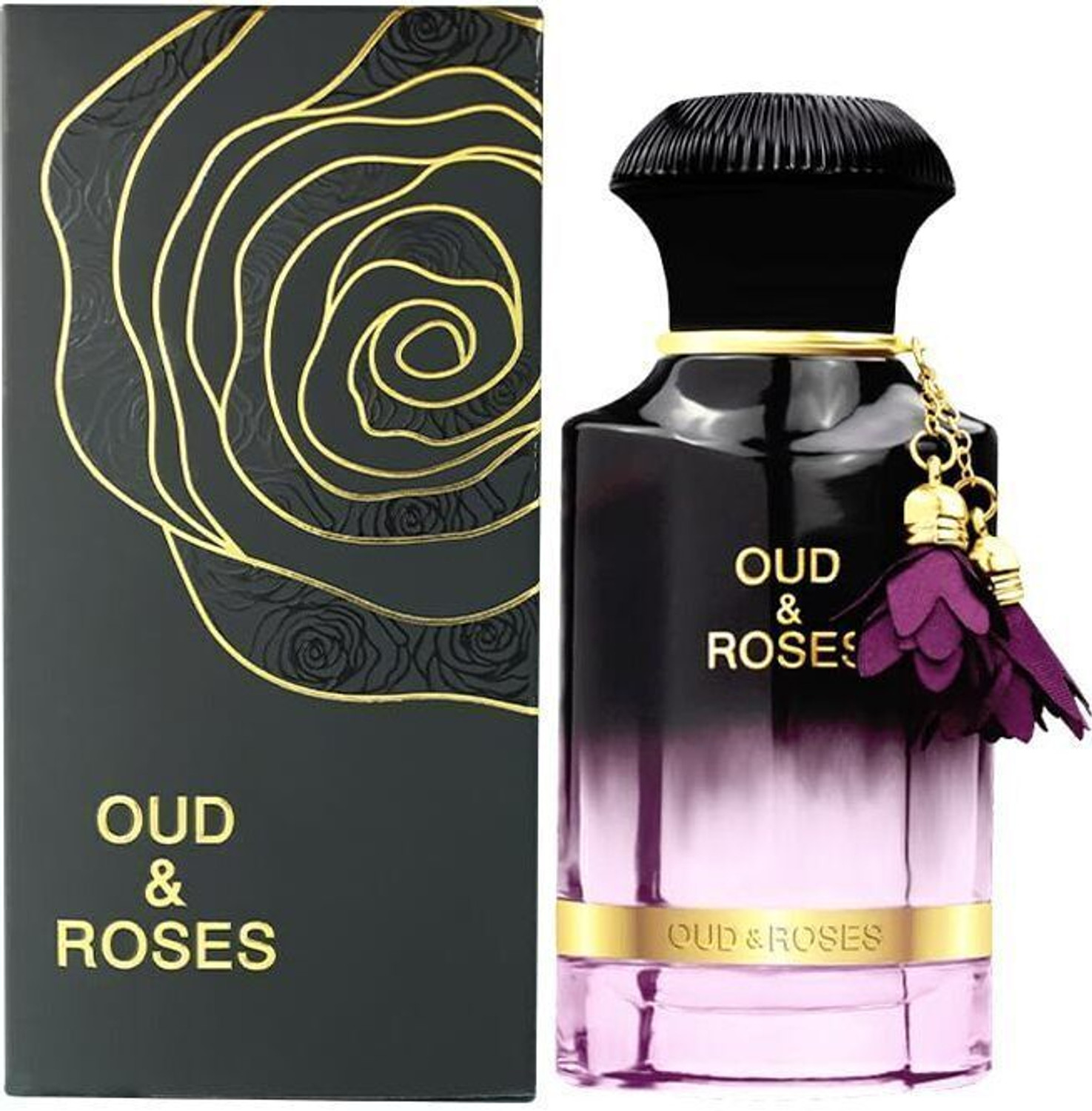 Image of Ahmed Al Maghribi Oud and Roses Eau de Parfum - 60 ml (For Men & Women)