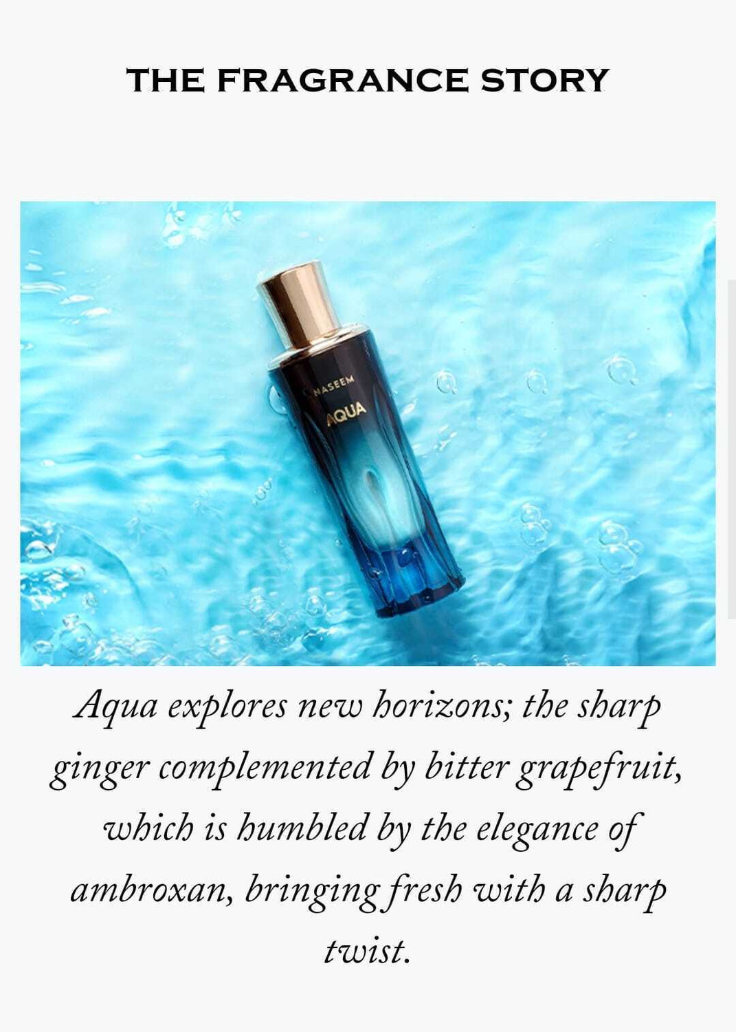 Image of NASEEM Aqua Perfume 80ML Perfume - 80 ml (For Men & Women)