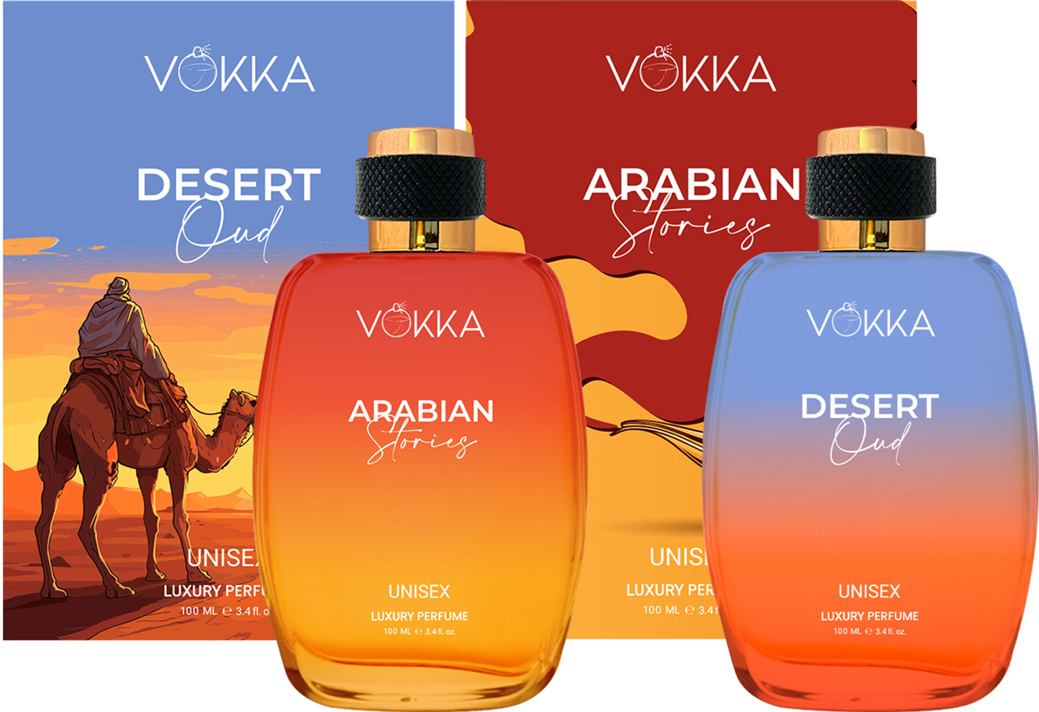 VOKKA Desert Oud & Arabian Stories Pack of 2 · 100 ml (200 ml total) - Image 6