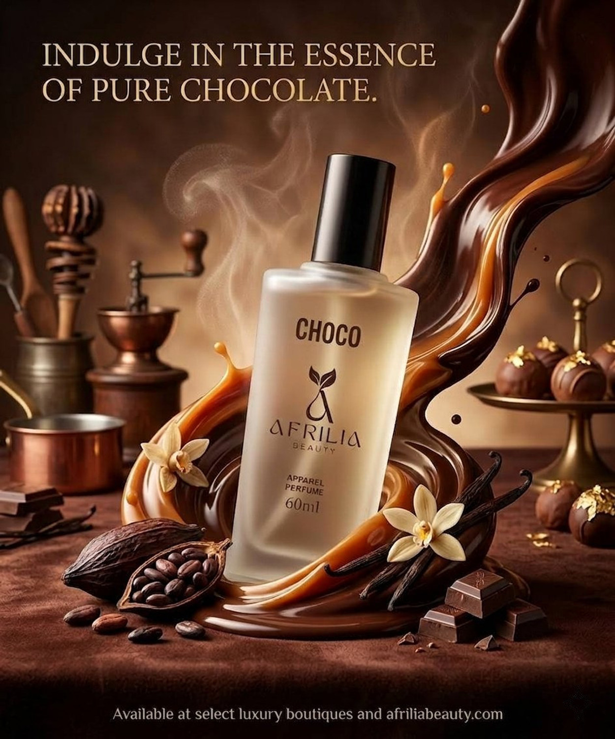 AFRILIA Chocolate Affection Eau de Parfum 60 ml - Image 1