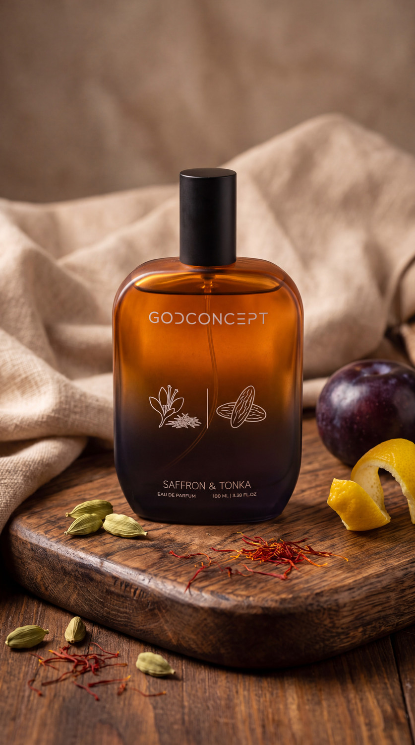 GodConcept Saffron & Tonka 100 Eau de Parfum 100ml - Image 1