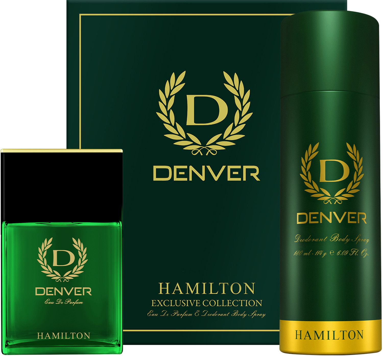 DENVER Hamilton Gift Set 180 ml + 70 ml Perfume - Image 6