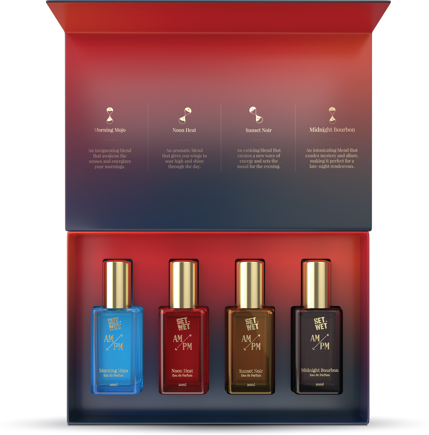 SET WET AM/PM Gift Set 4x20 ml Pack of 4 · 20 ml (80 ml total) - Image 6