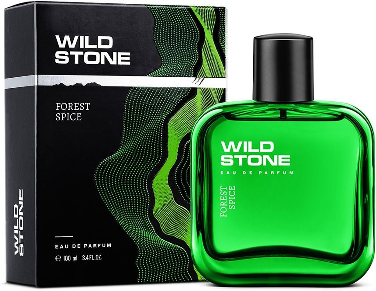 Image of Wild Stone Forest Spice Perfume - 100 ml each , Pack of 3 Eau de Parfum - 300 ml (For Men)