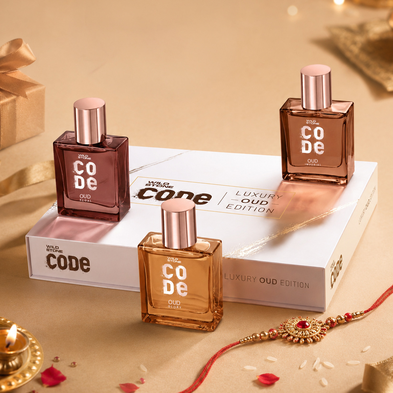 Wild Stone CODE Luxury OUD Eau De Parfum Gift Set 50ml - Image 1