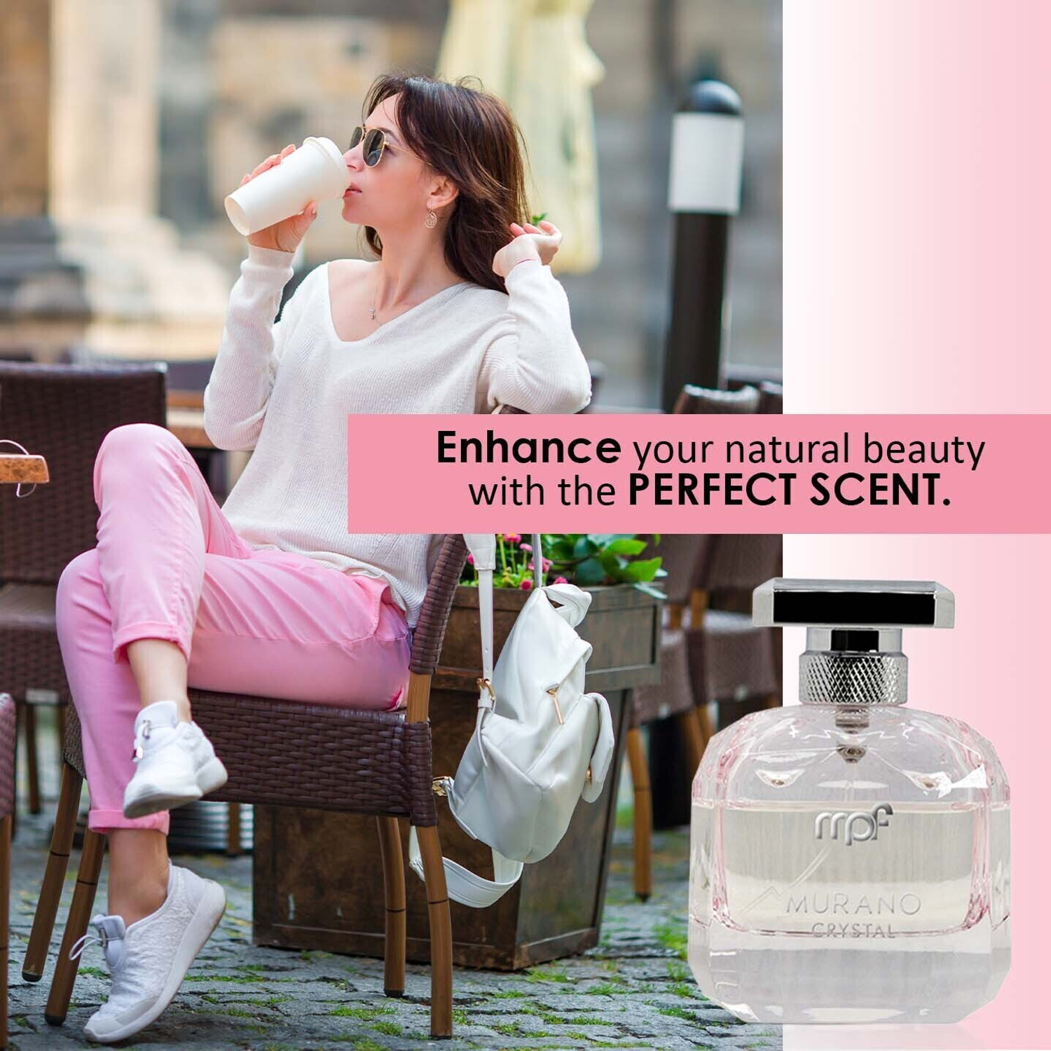 Image of MPF Murano Crystal Women EDP Perfume For Party Wear , Long Lasting 100ml Eau de Parfum - 100 ml (For Women)