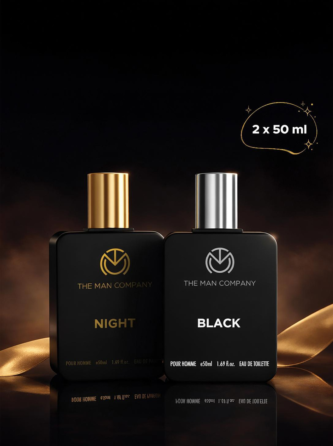 The Man Company Black EDT & Night EDP Combo 100 ml - Image 5