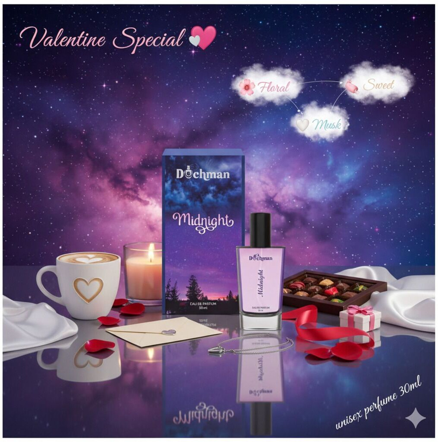 Image of DUCHMAN Long Lasting Fragrance with Soft Amber Perfume ! Eau de Parfum - 30 ml (For Men & Women)