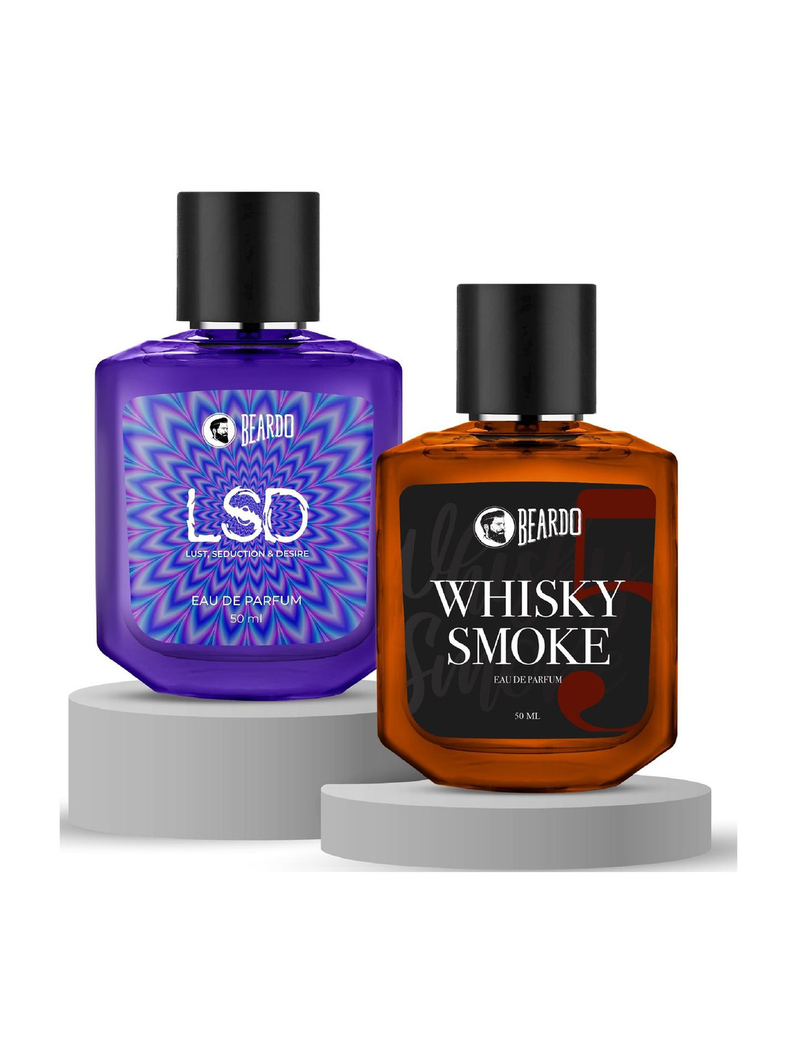 Buy BEARDO Whiskey Smoke & LSD Pack of 2 · 100 ml (200 ml total) - Image 1