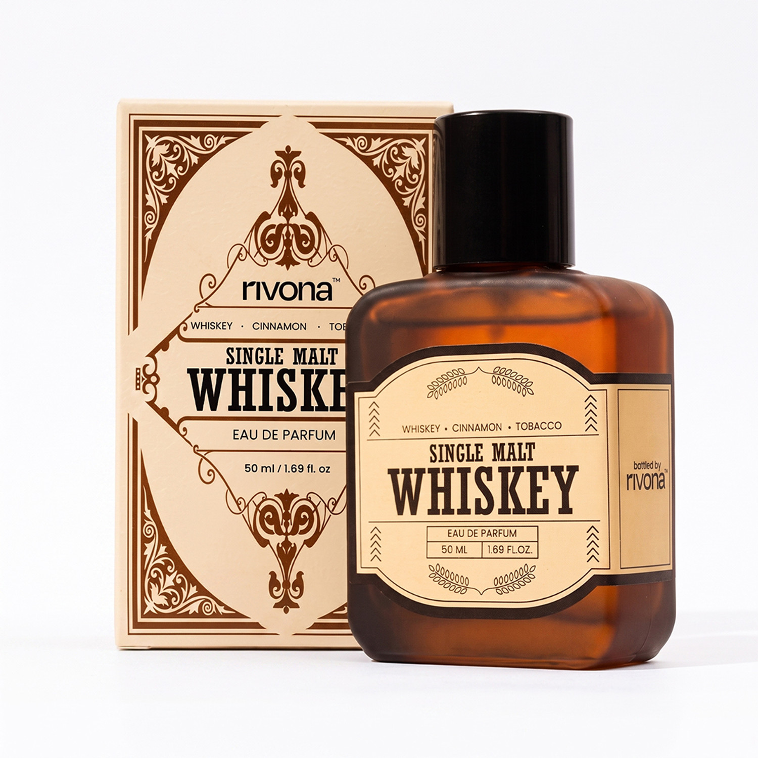 RIVONA NATURALS Single Malt Whiskey Perfume 50ml - Image 1