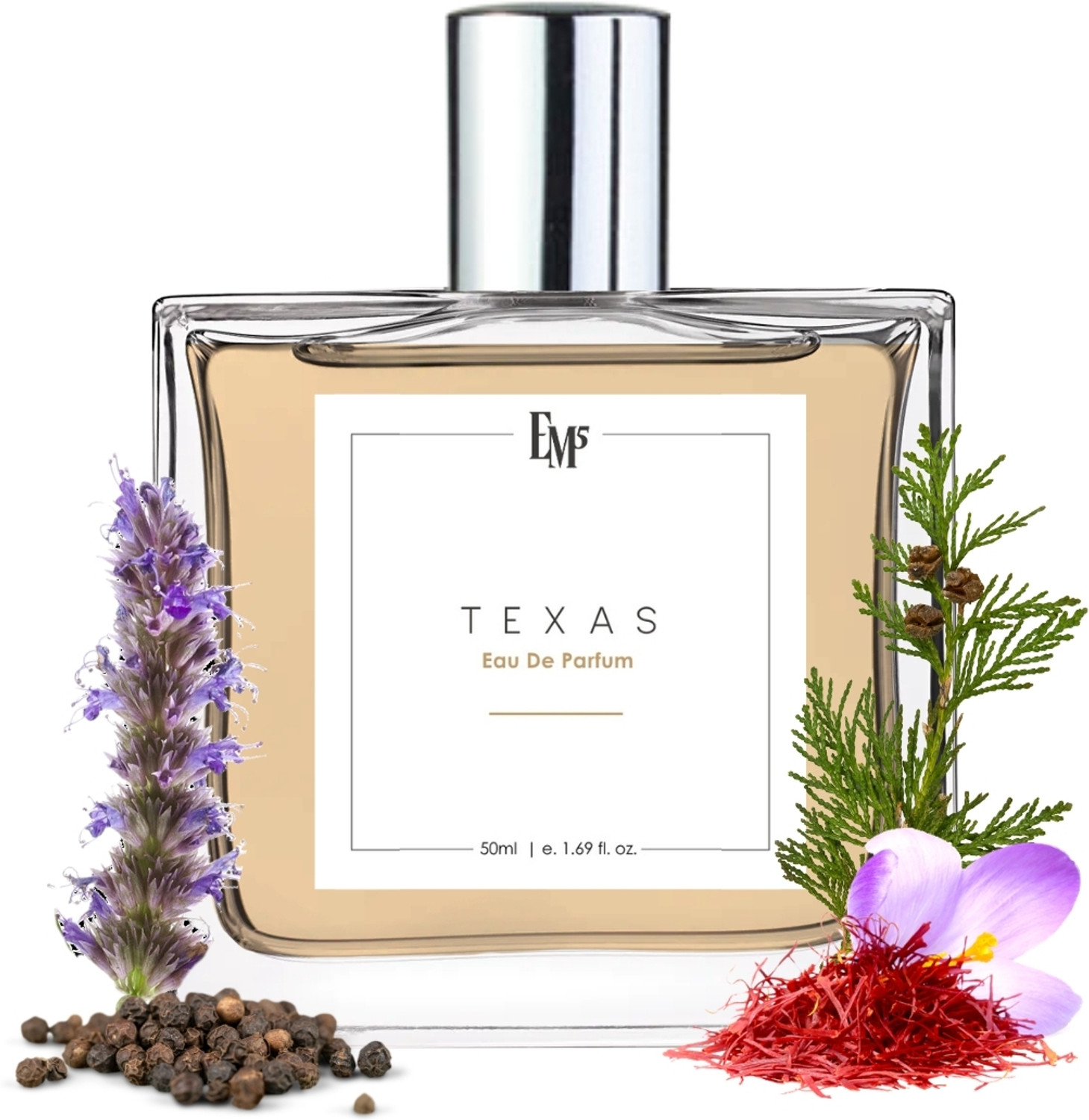 Buy Em5 Texas Perfume for Men 50 ml - Image 1