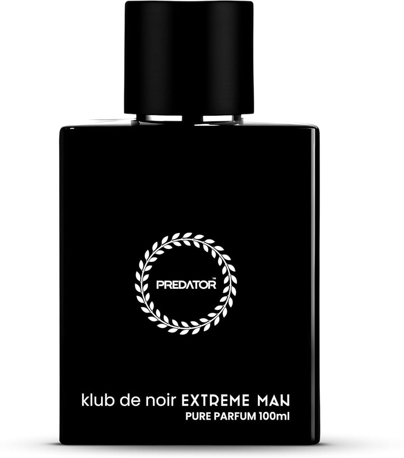 Image of Predator Klub De Noir Extreme Man Pure Parfum | Long Lasting Luxury Fragrance for Men Eau de Parfum - 100 ml (For Men)