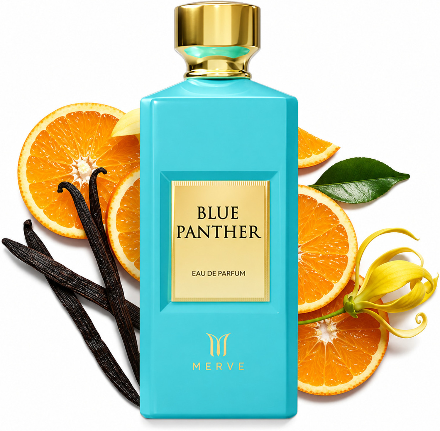 Merve Blue Panther Luxury Perfume EDP 100ml - Image 1