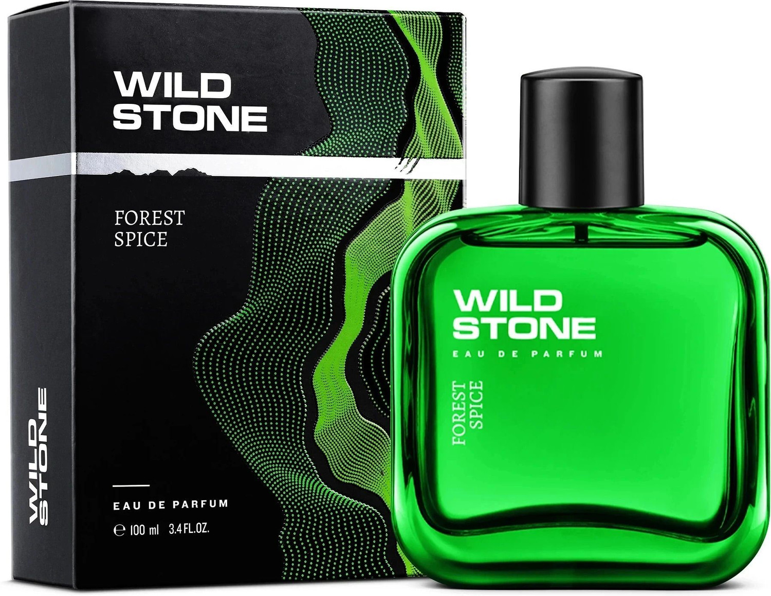 Image of Wild Stone Forest Spice Perfume - 100 ml each , Pack of 3 Eau de Parfum - 300 ml (For Men)