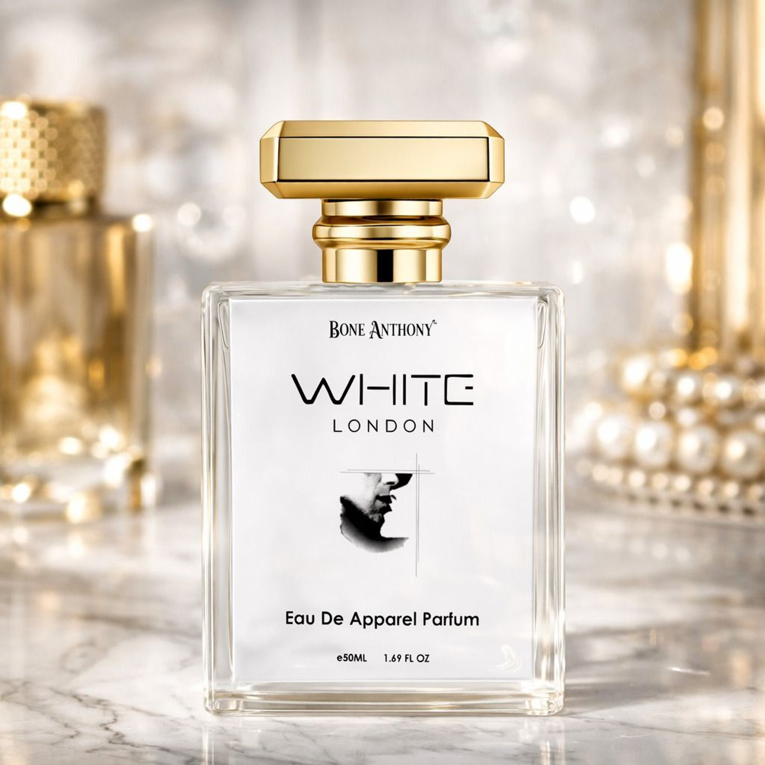 Image of Bone Anthony White London Perfume | Luxury Fragrance | Rich Floral & Long Lasting Aroma Eau de Parfum - 50 ml (For Men & Women)