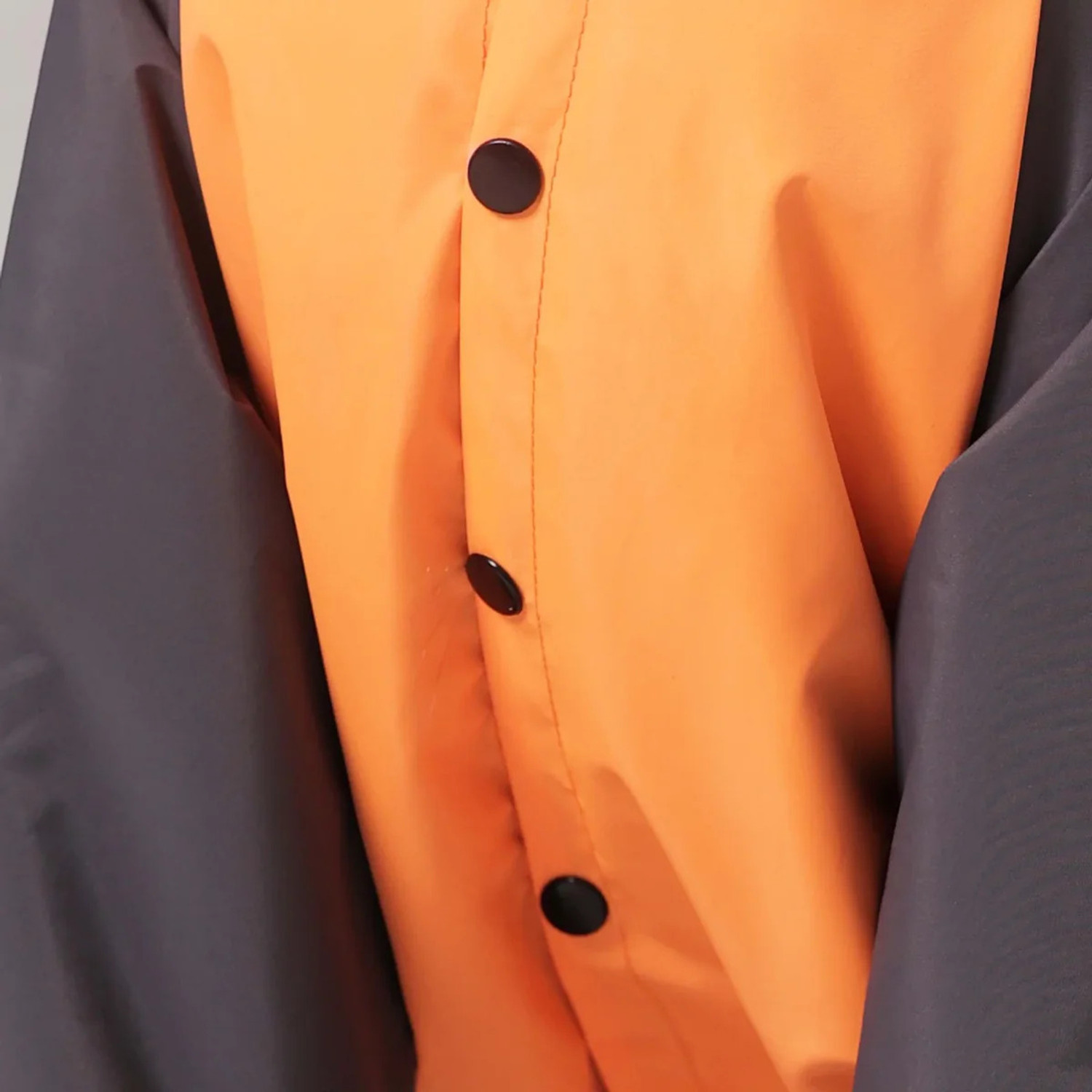 Image of furryfits Raincoat for Dog (Grey, Orange)