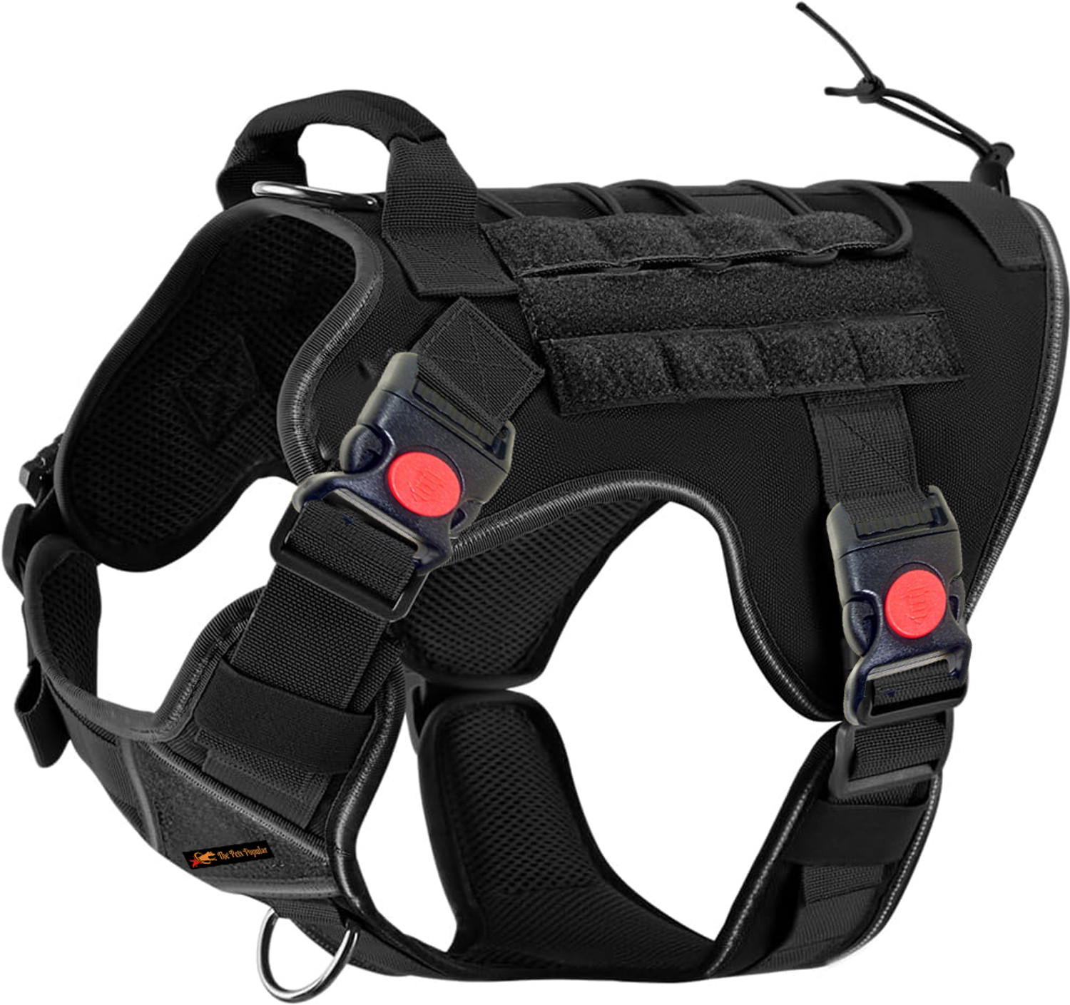 Image of Cocker Tactical Harness For Dogs Dog Safety Harness (Medium, Black)