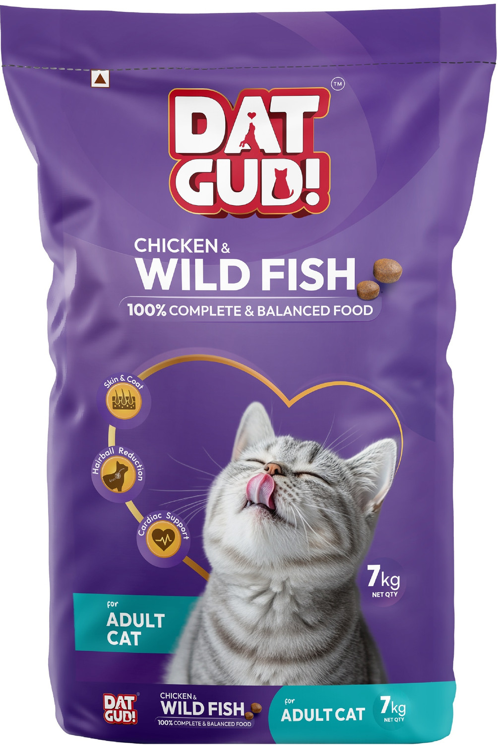 DatGud Adult Dry Cat Food, 7 kg - Image 1