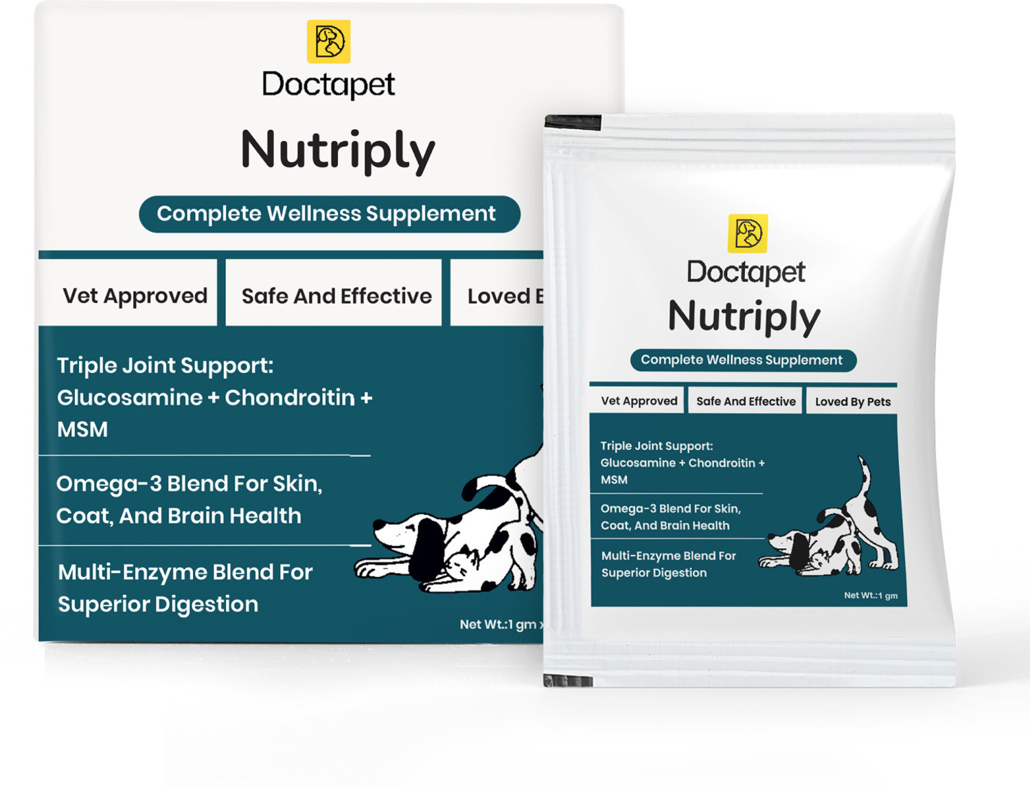Image of Petroyale Digestive Probiotics Supplement Improves Gut Health & Indigestion Pet Health Supplements (100 g)