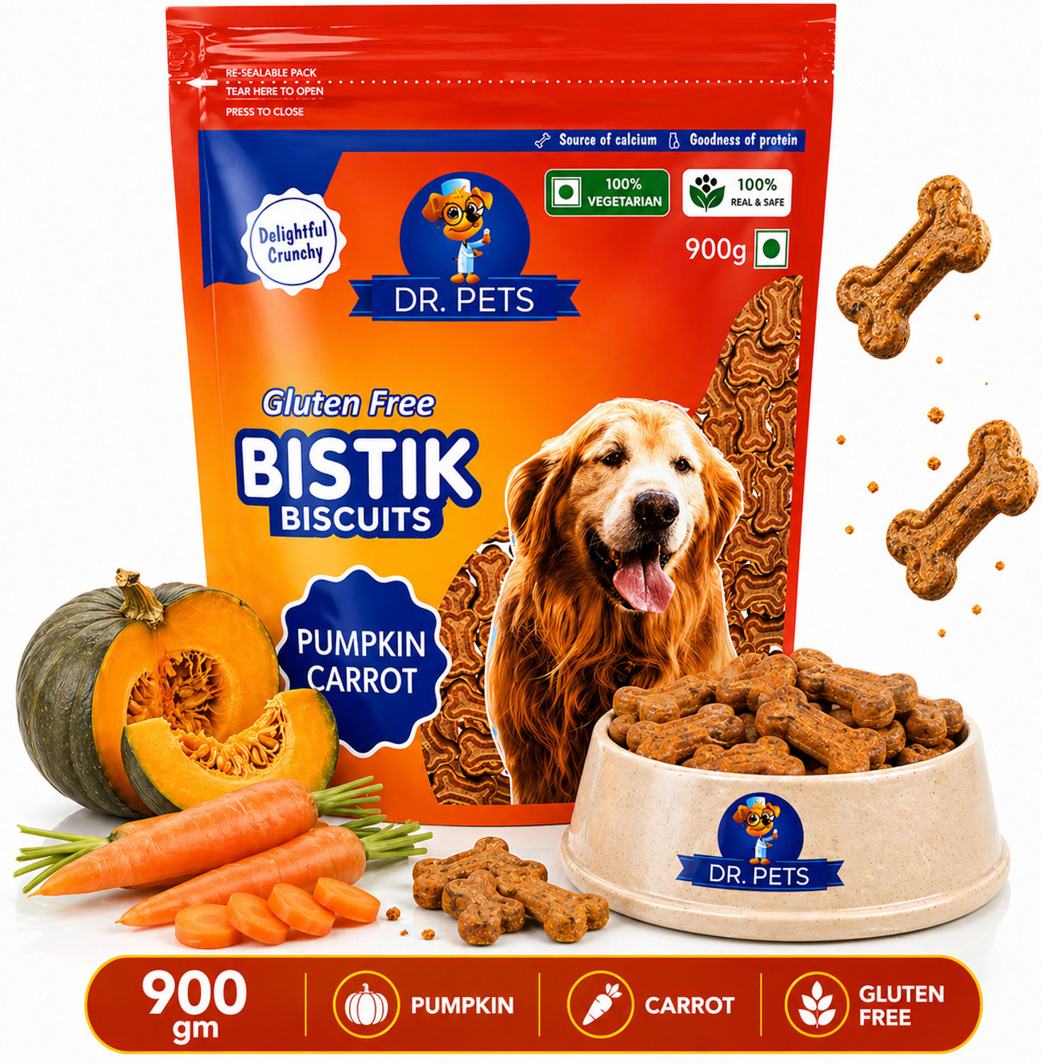 Image of HIMALAYA Healthy Dog Treats for Puppy with Chicken I Supports Digestion & Immunity Chicken Dog Treat (1 kg)