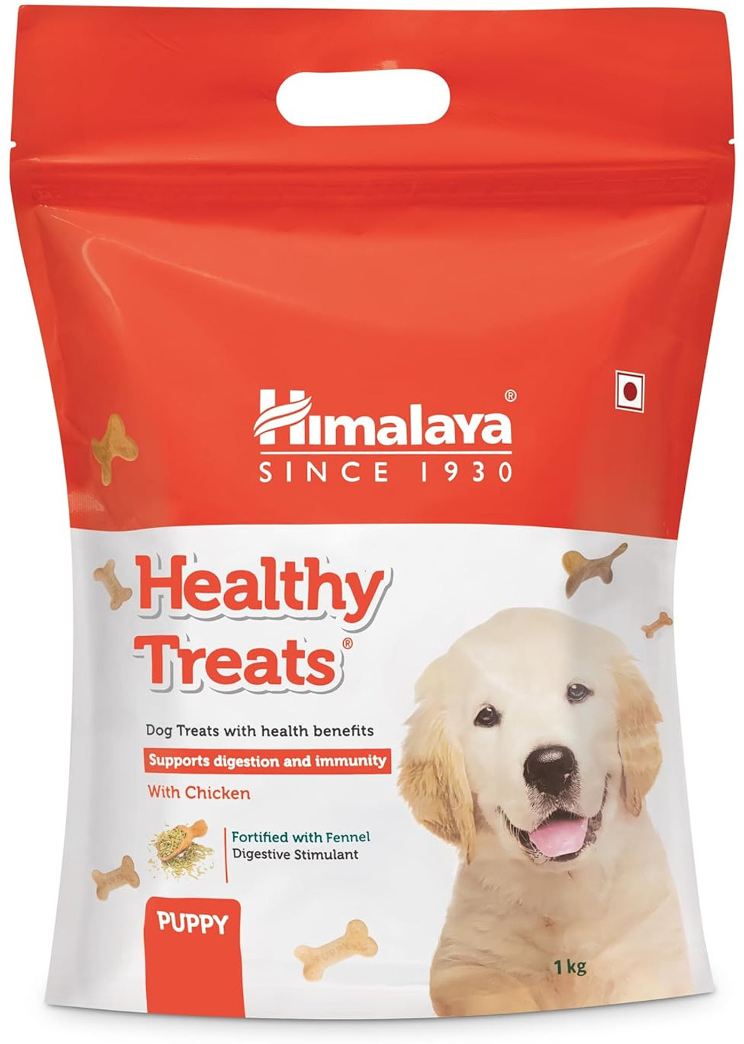 Image of HIMALAYA Healthy Dog Treats for Puppy with Chicken I Supports Digestion & Immunity Chicken Dog Treat (1 kg)