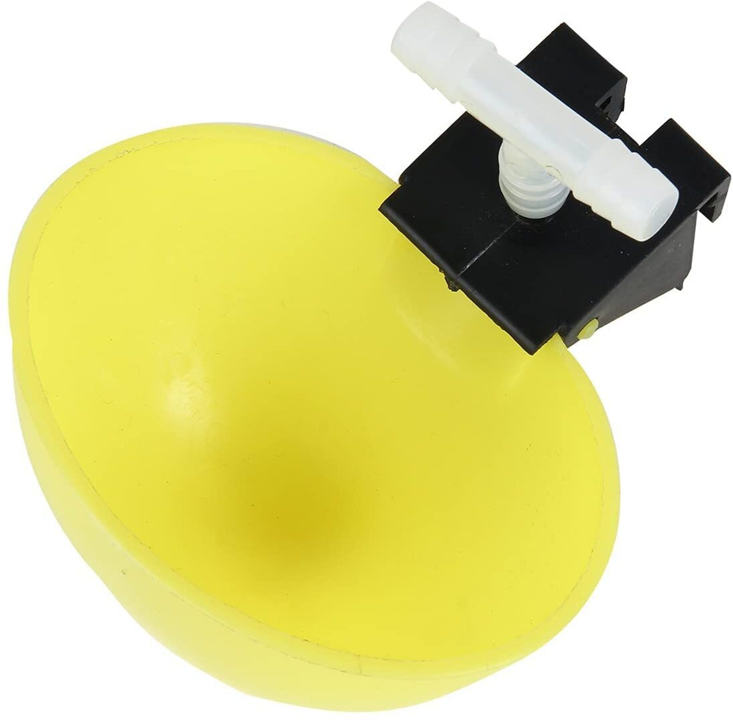 Image of Cj farms and agritech Automatic Bird Water Drinker (Pack of 5) Window Bird Feeder (Yellow)