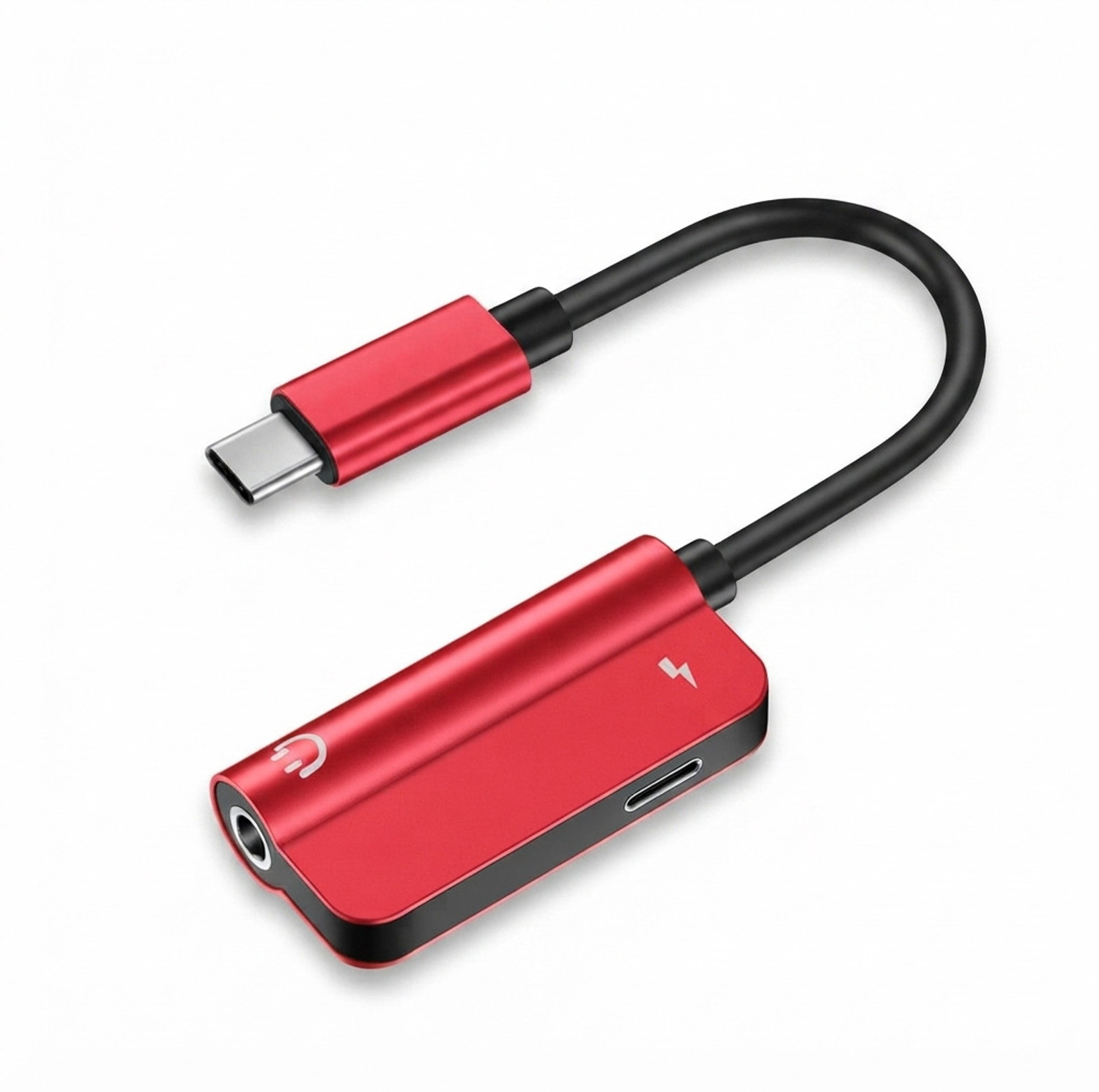 Image of ONE 7 Grey Type-C to 3.5mm Audio Jack Converter, Type-c hf jack (ON CC-49) Phone Converter (Android)