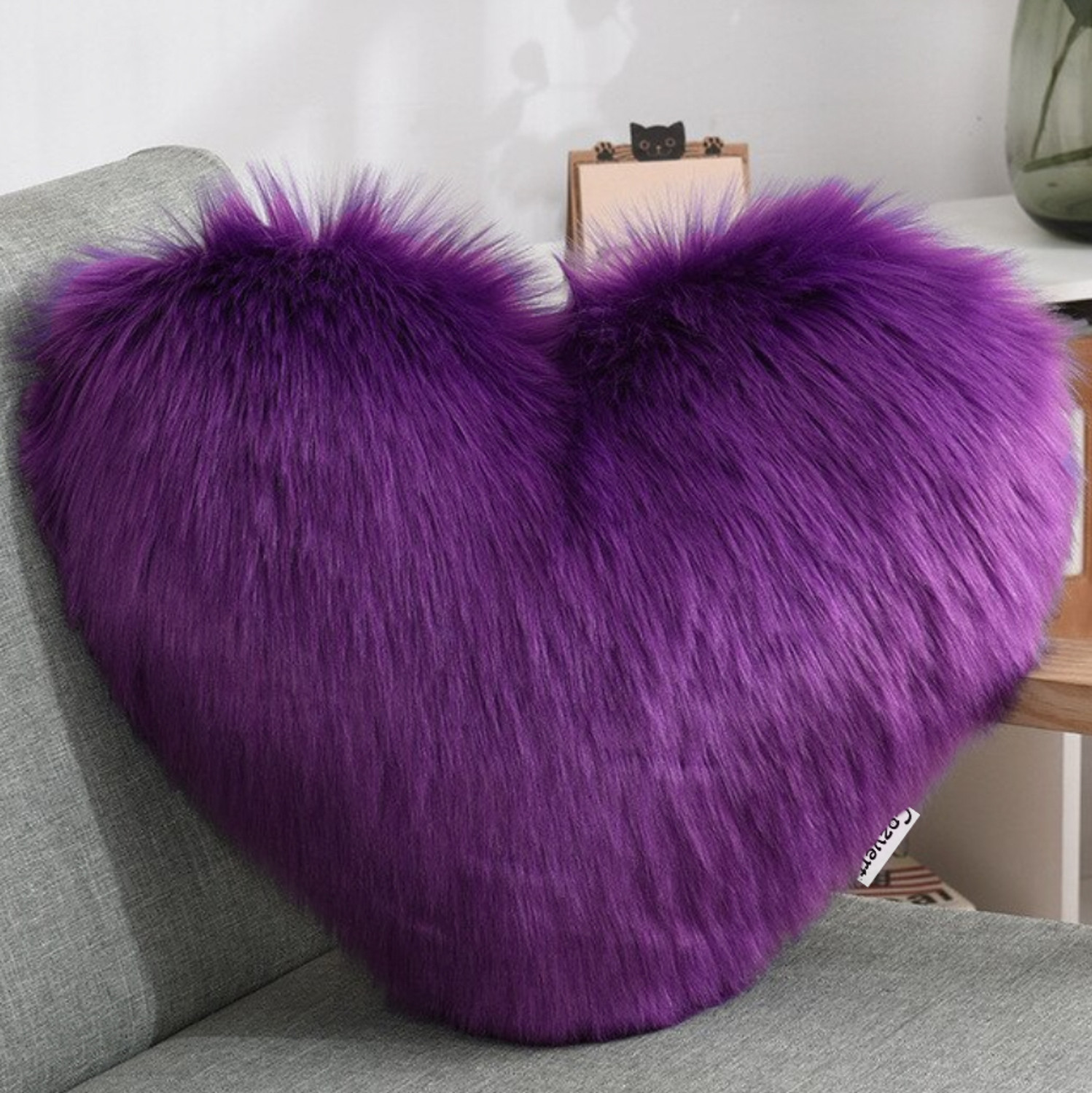 Image of AMAK INC Microfibre Chair Pad Pack of 1 Solid (Purple)