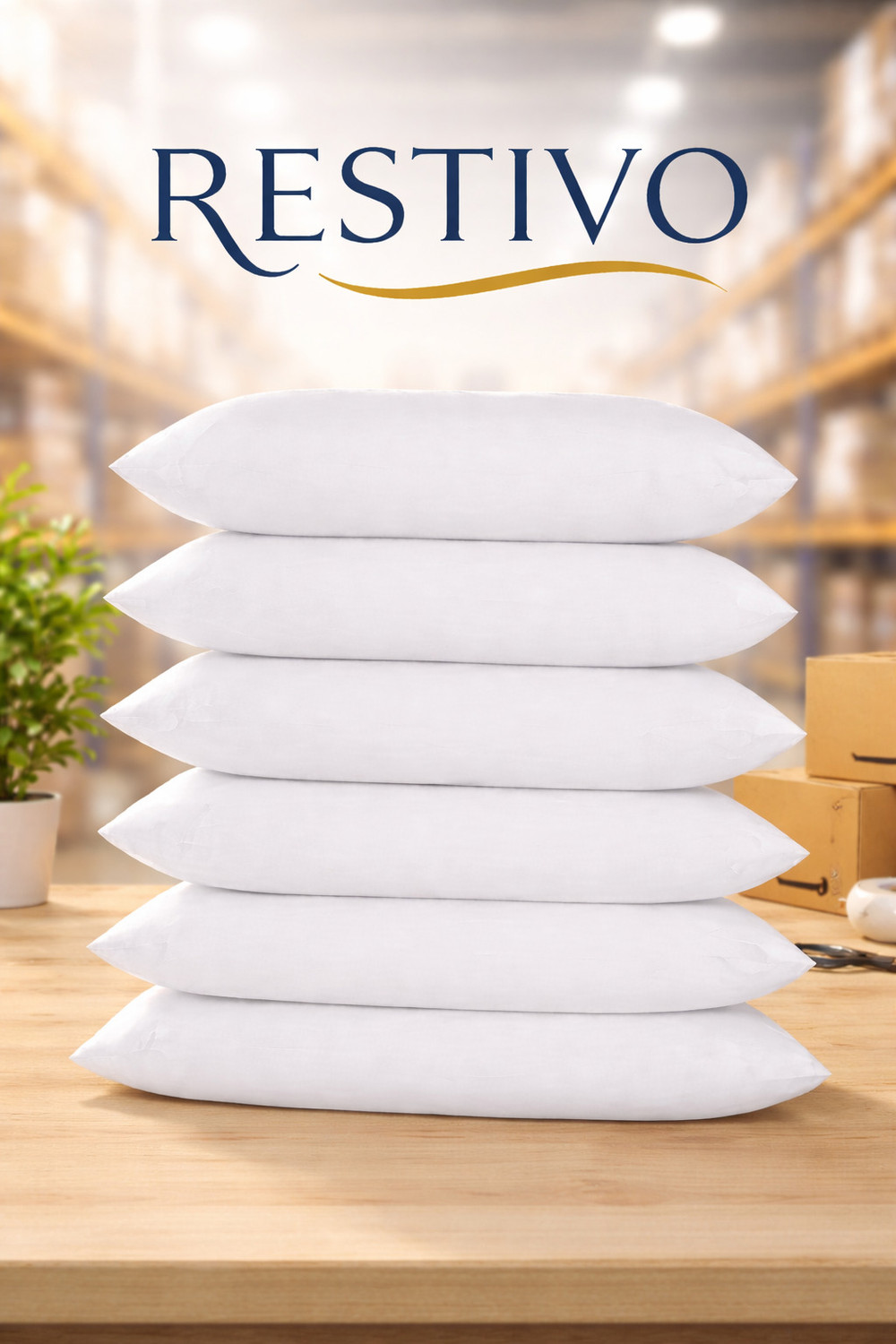 Image of Sleepwell Microfibre Sleeping Pillow Pack of 1 Solid (White)