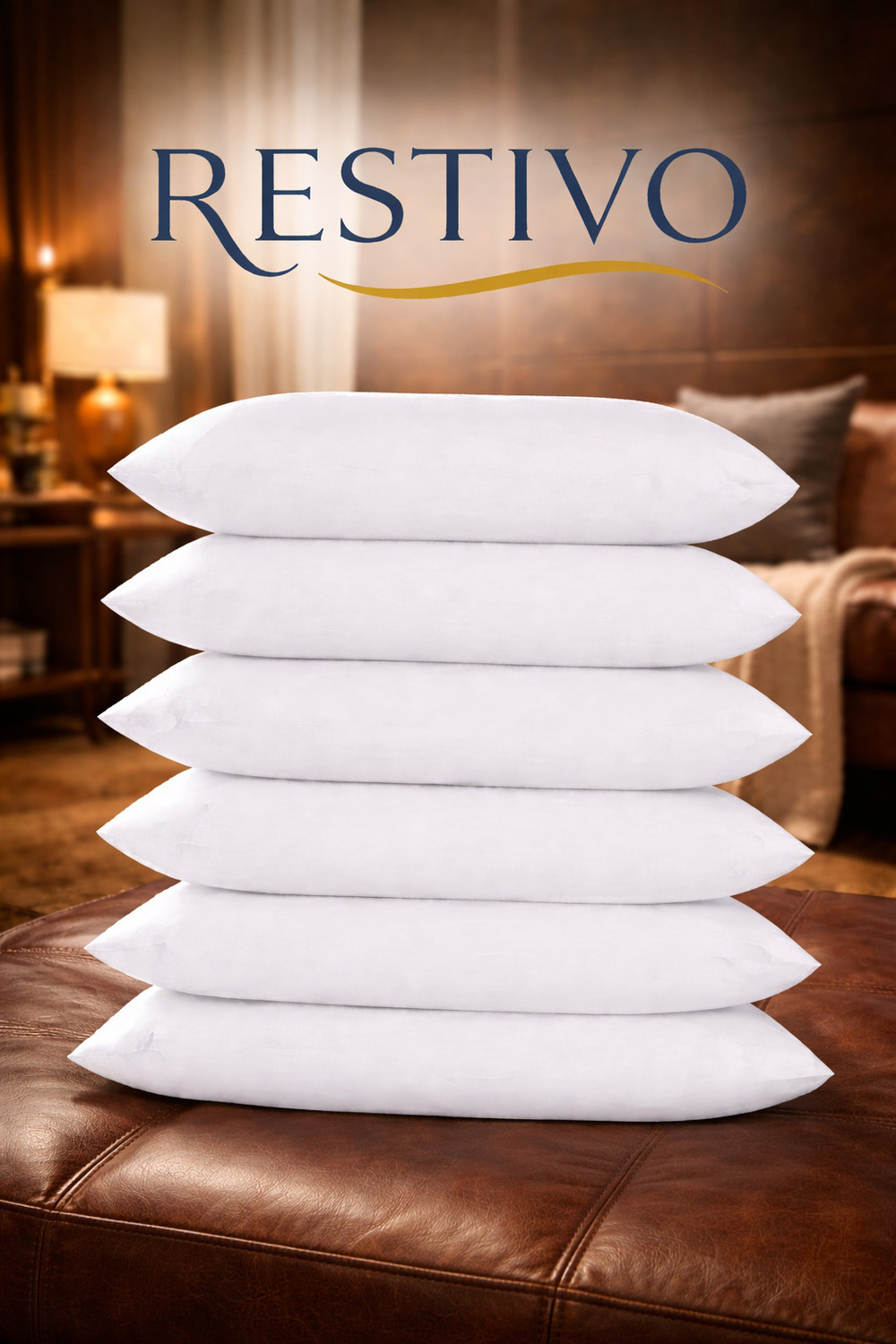Image of Sleepwell Microfibre Sleeping Pillow Pack of 1 Solid (White)