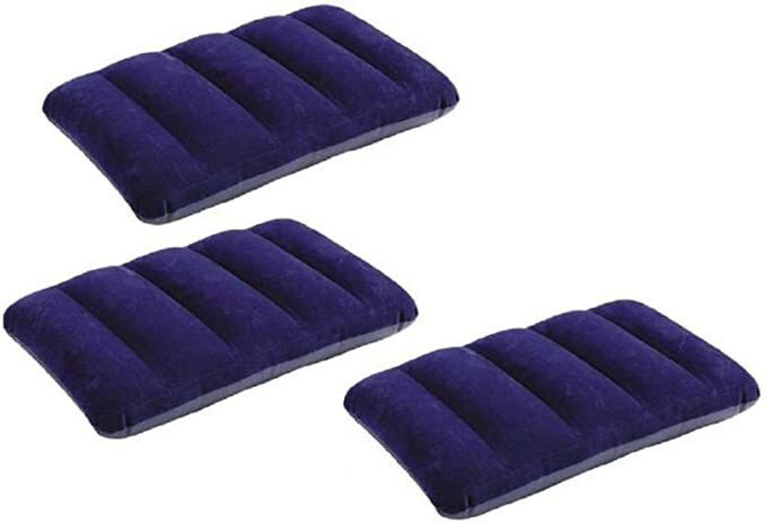 Image of ZWAAN Air Travel Pillow Pack of 4 Solid (Blue)