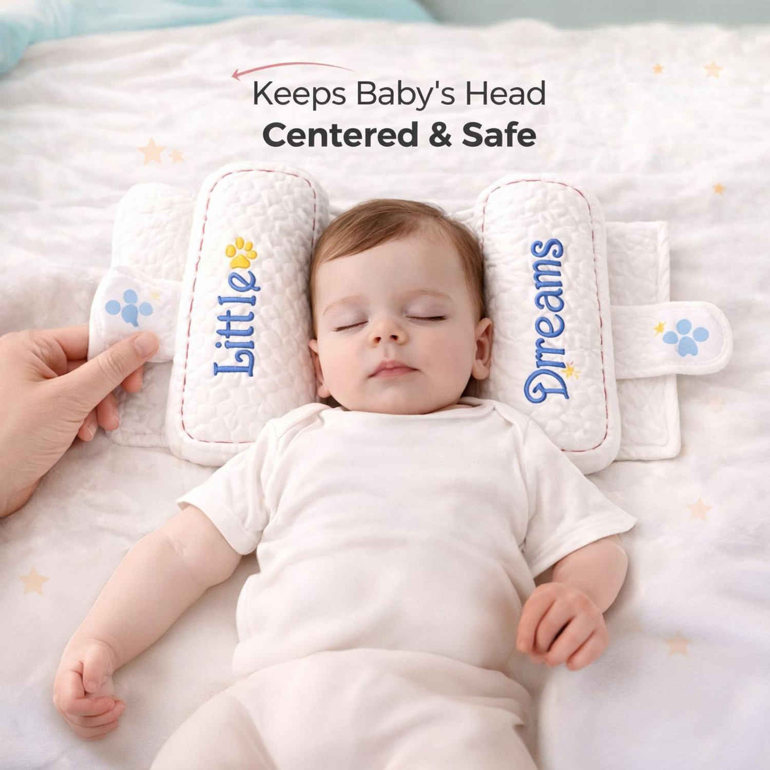 Mummakart Cotton Baby Pillow Pack of 1 - Image 1