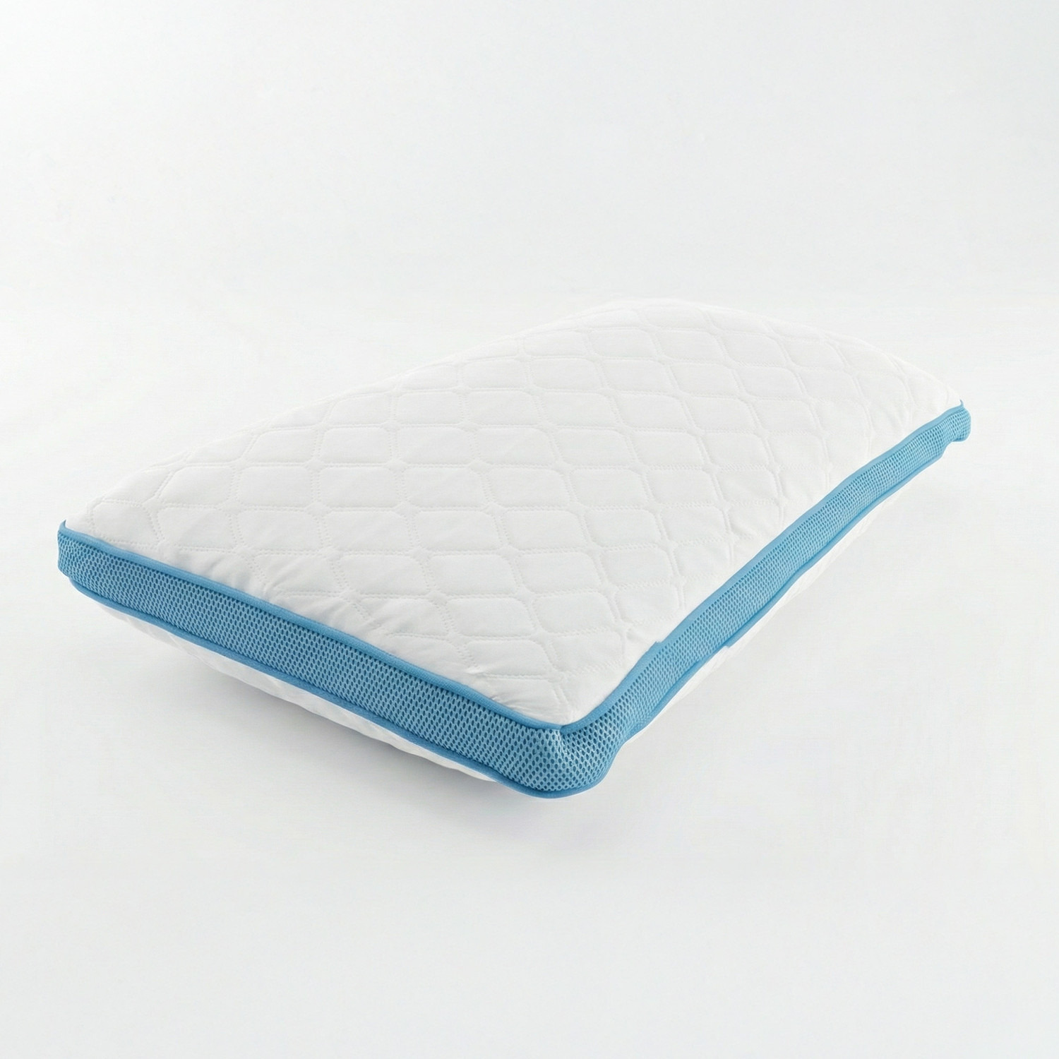 Image of Sleepwell Microfibre Sleeping Pillow Pack of 2 Solid Pillow Set || Comfort And Support Pillow (White)