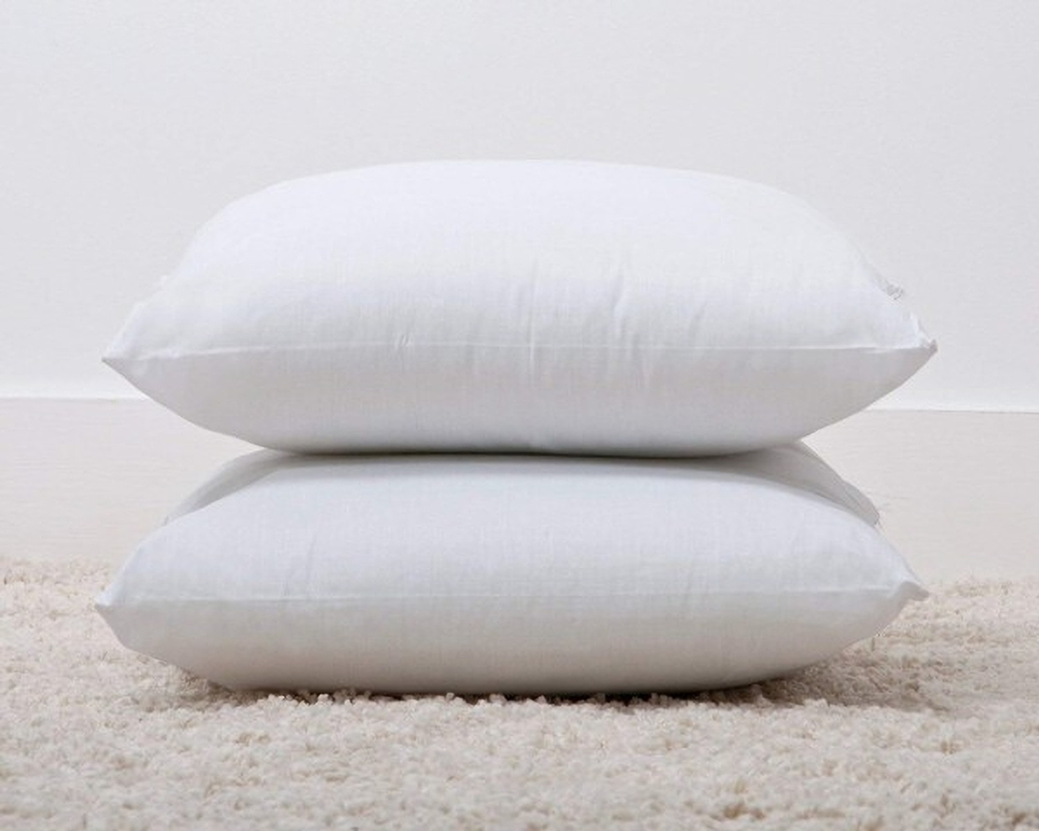 Image of MTS Enterprises Microfibre Sleeping Pillow Pack of 2 Stripes 16x16pack-2 (White)