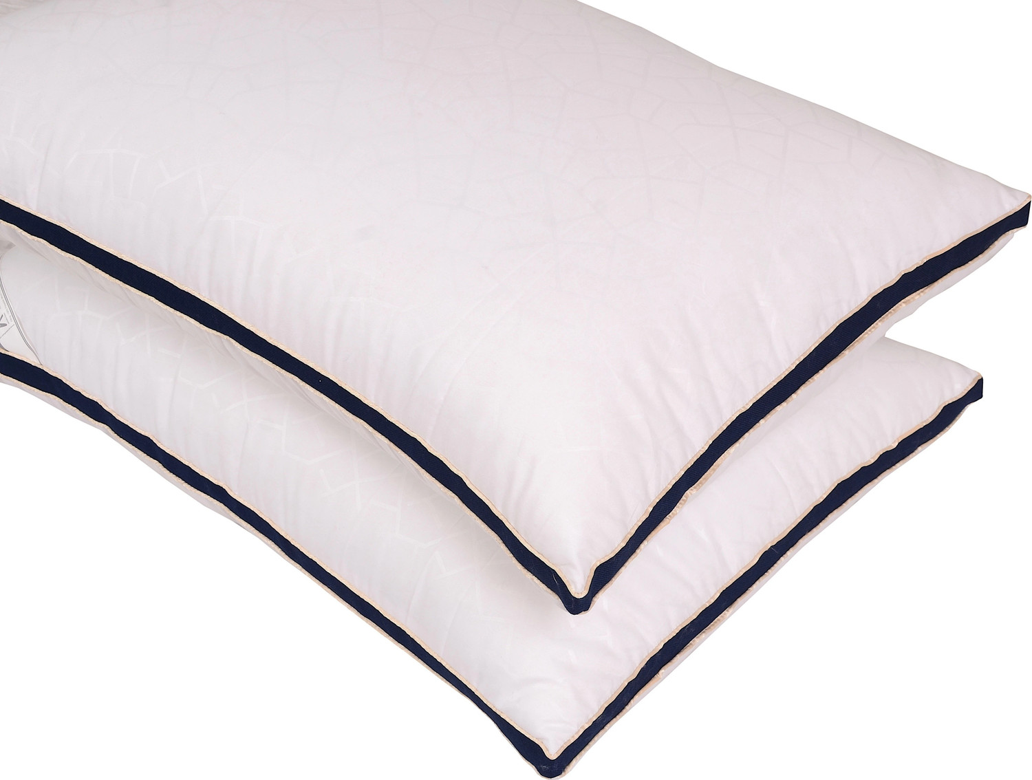 Image of SPRINGTEK Microfibre Sleeping Pillow Pack of 2 Solid (White)