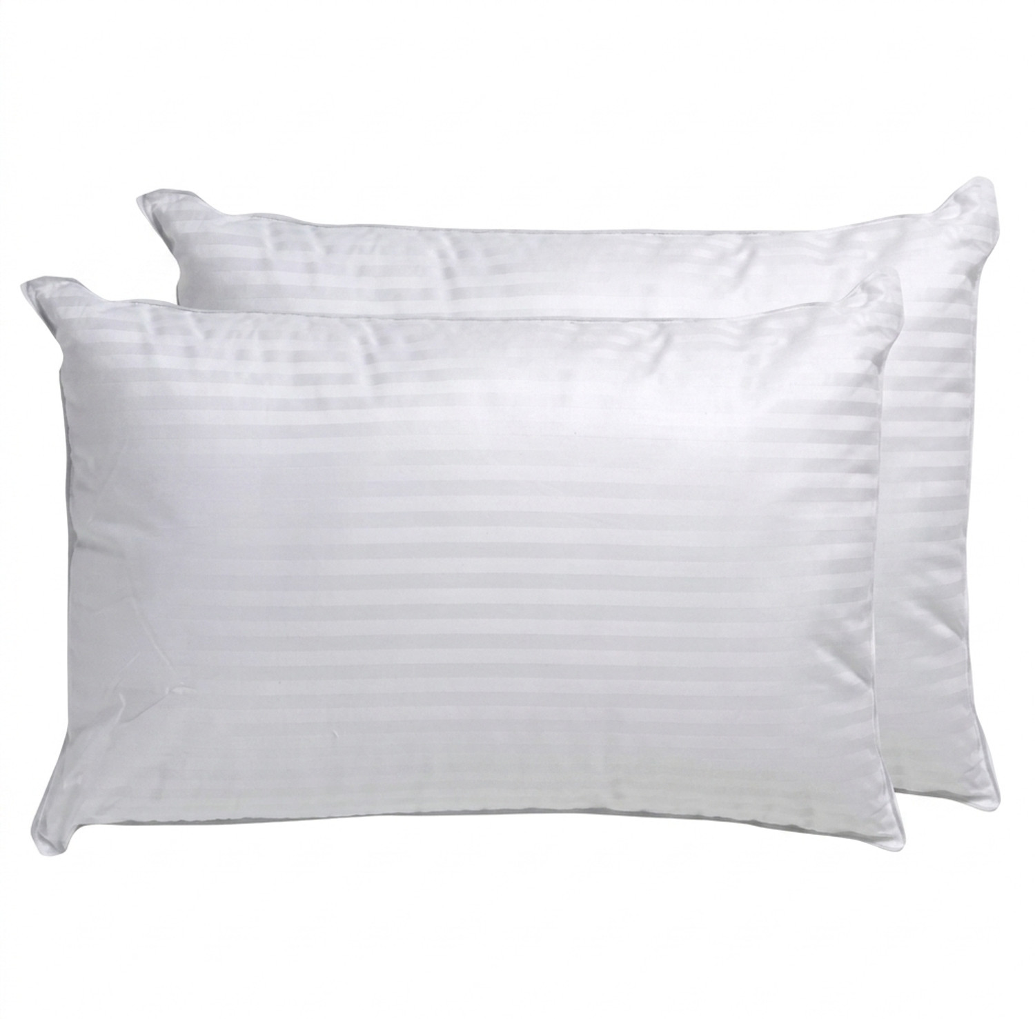 Image of MTS Enterprises Microfibre Sleeping Pillow Pack of 1 Stripes 16x16pack-1 (White)
