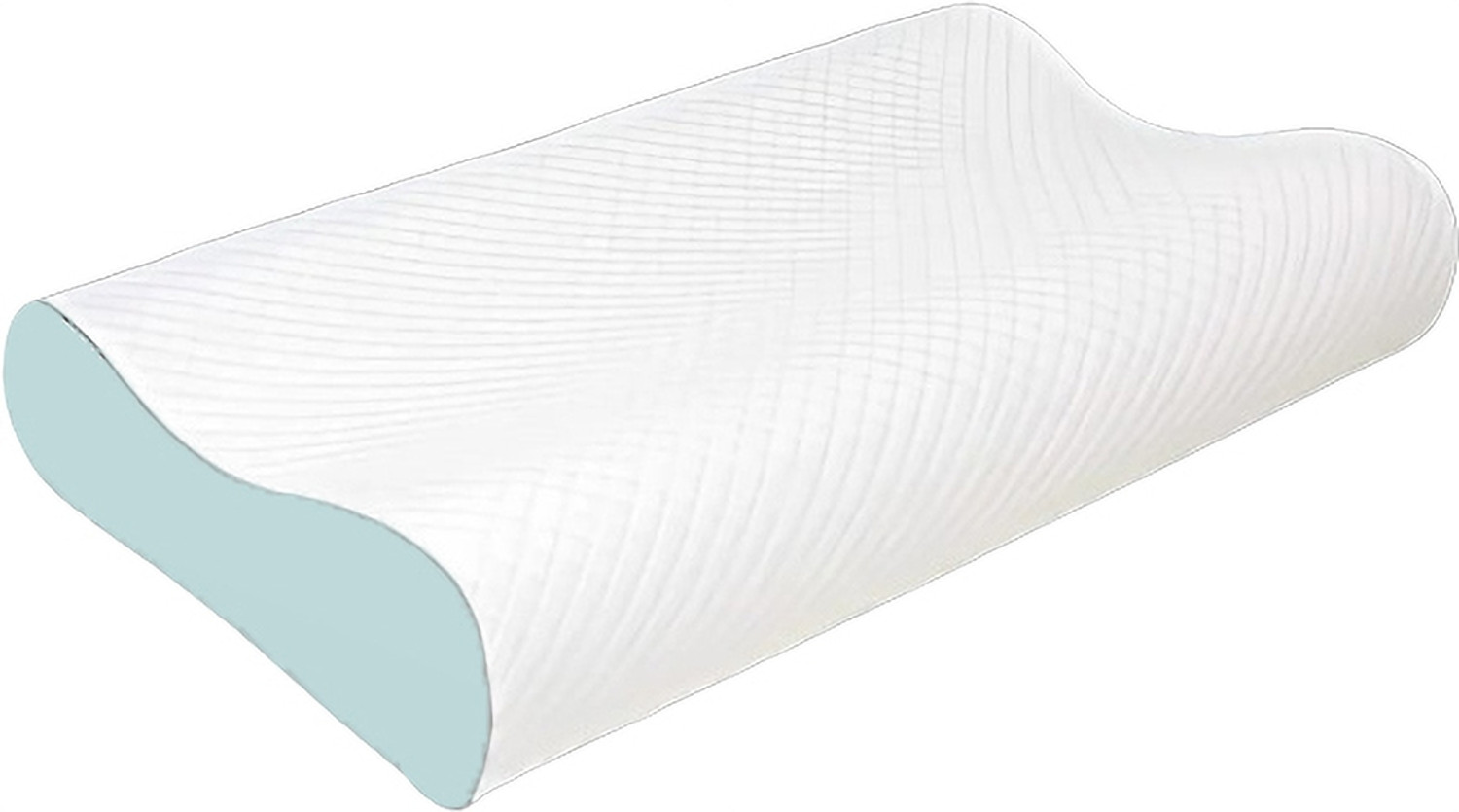 Image of FRIDUP Memory Foam Travel Pillow Pack of 1 Geometric Travel Neck Pillow for ultimate Comfort (Blue)