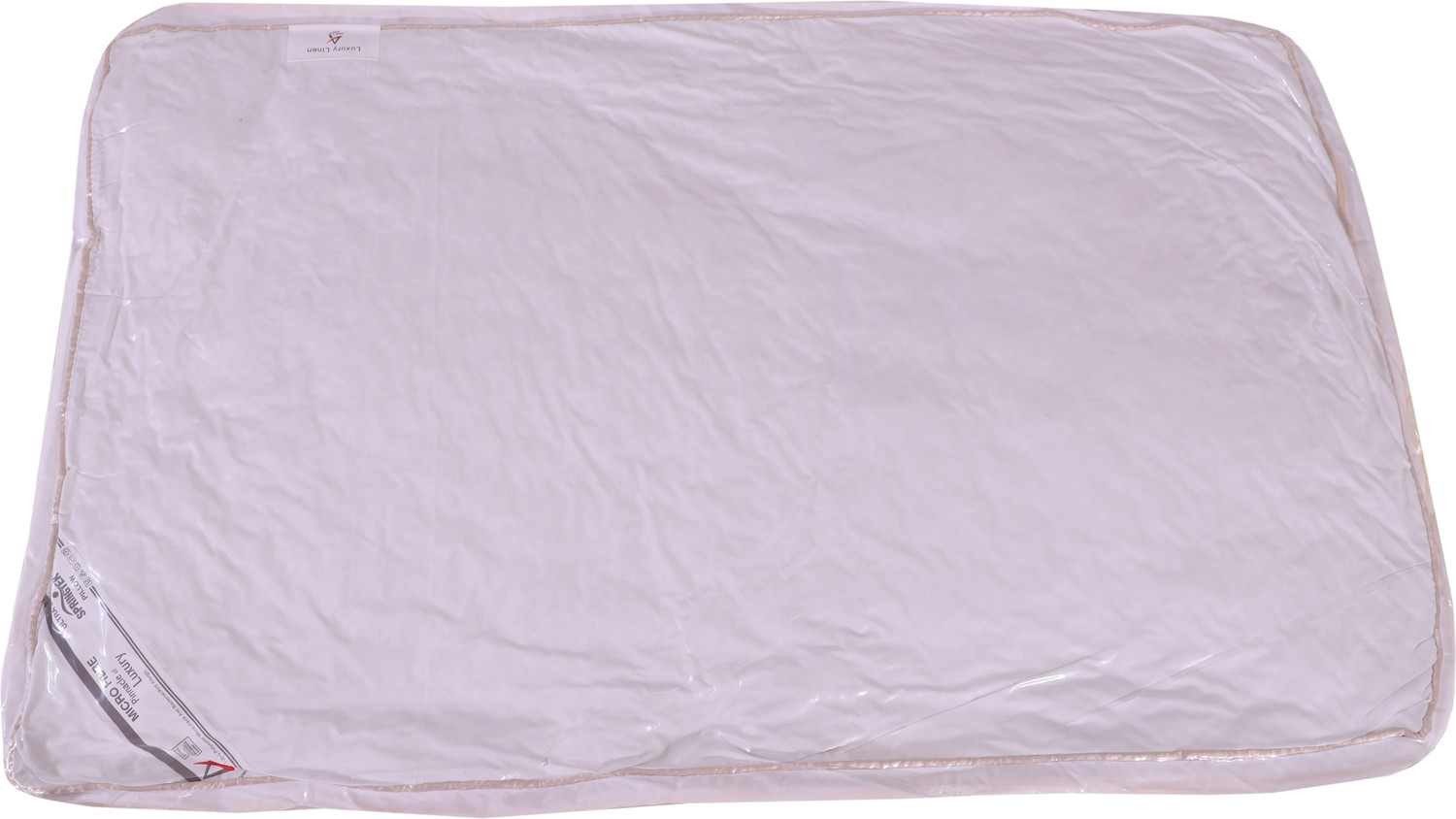 Image of SPRINGTEK Microfibre Sleeping Pillow Pack of 2 Solid (White)