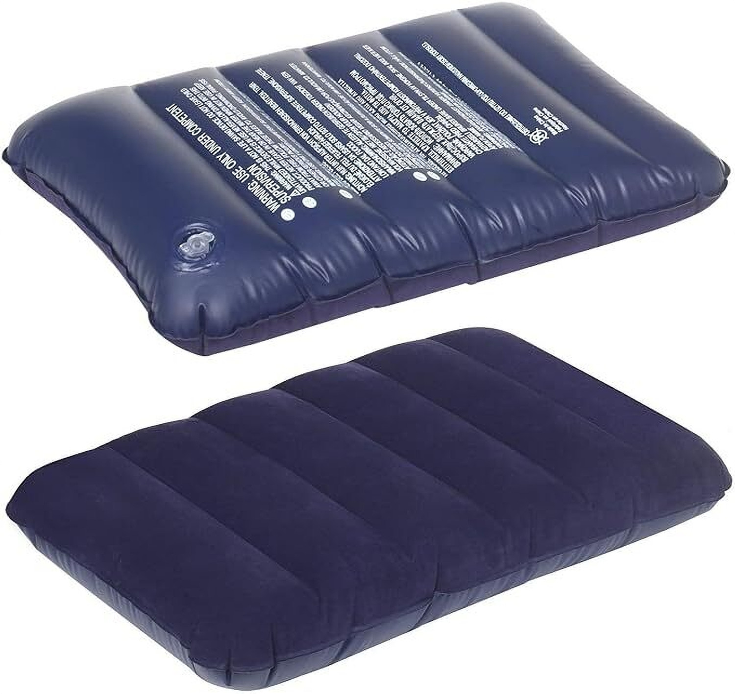 Image of ZWAAN Air Travel Pillow Pack of 4 Solid (Blue)