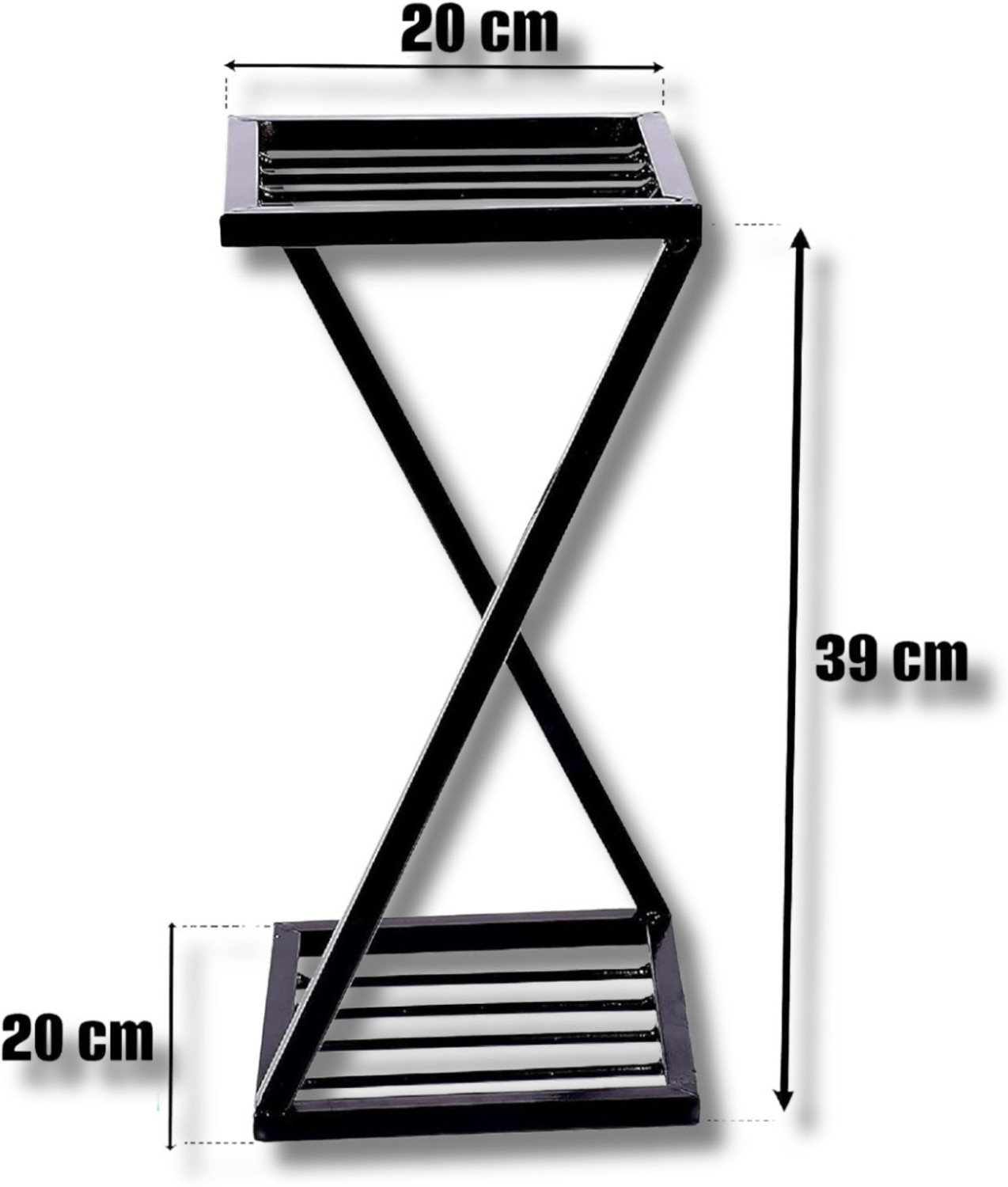 Image of Neonnest Black Stand Strong legs Perfect Stand For Planter indoor and Outdoor Plant Container Set (Metal)