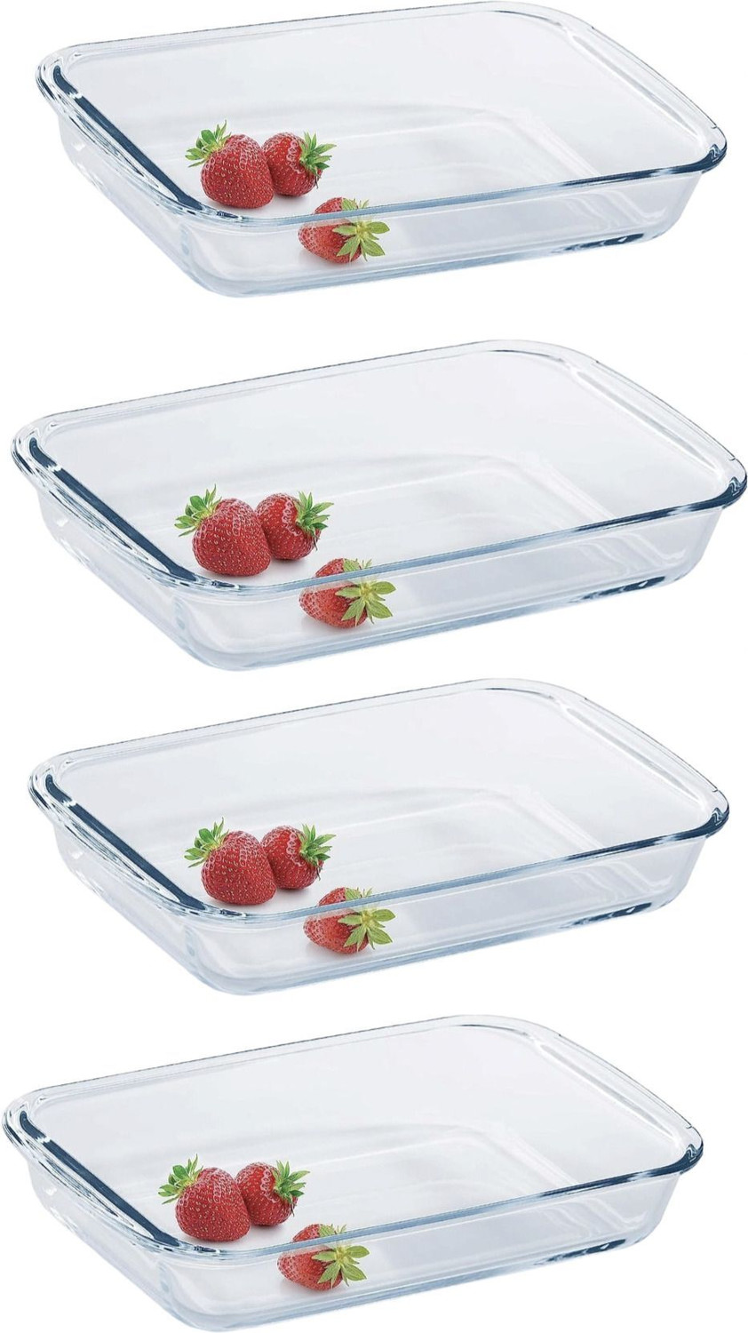 Image of BOROSIL Round 2.5 L Baking Dish (Microwave Safe)