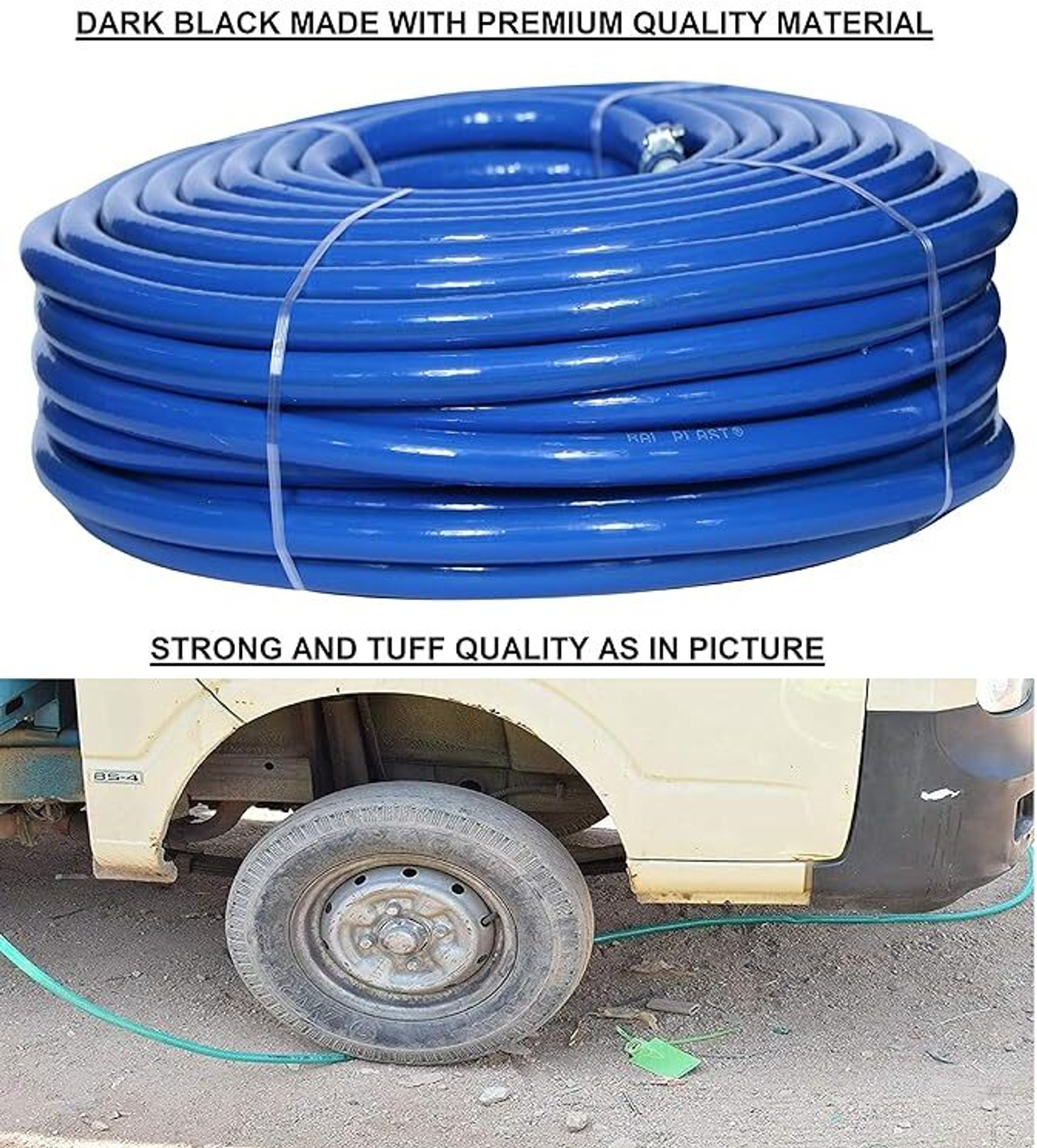Image of RAMA PIPE 1 inch garden pipe water hose durable 100 feet (30 meter) heavy duty water gardening cleaning out door indoor Hose Pipe (30 m)