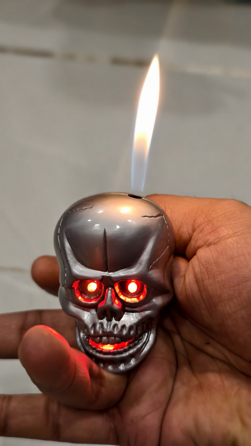 JGG Jain Gift Gallery Skull Head Design Lighter - Image 1