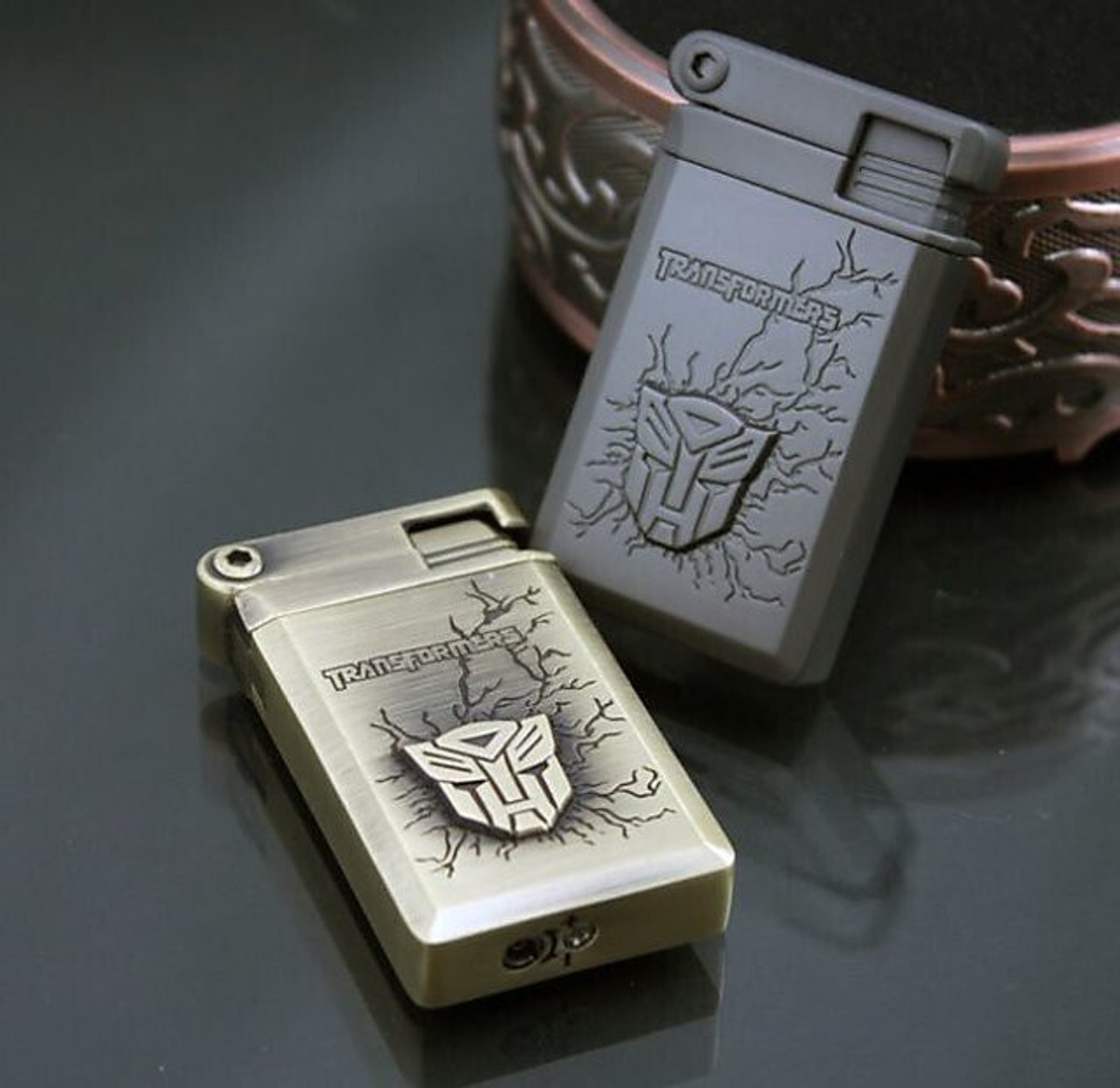 DriZZling Golden Butane Jet Flame Cigarette Lighter - Image 1