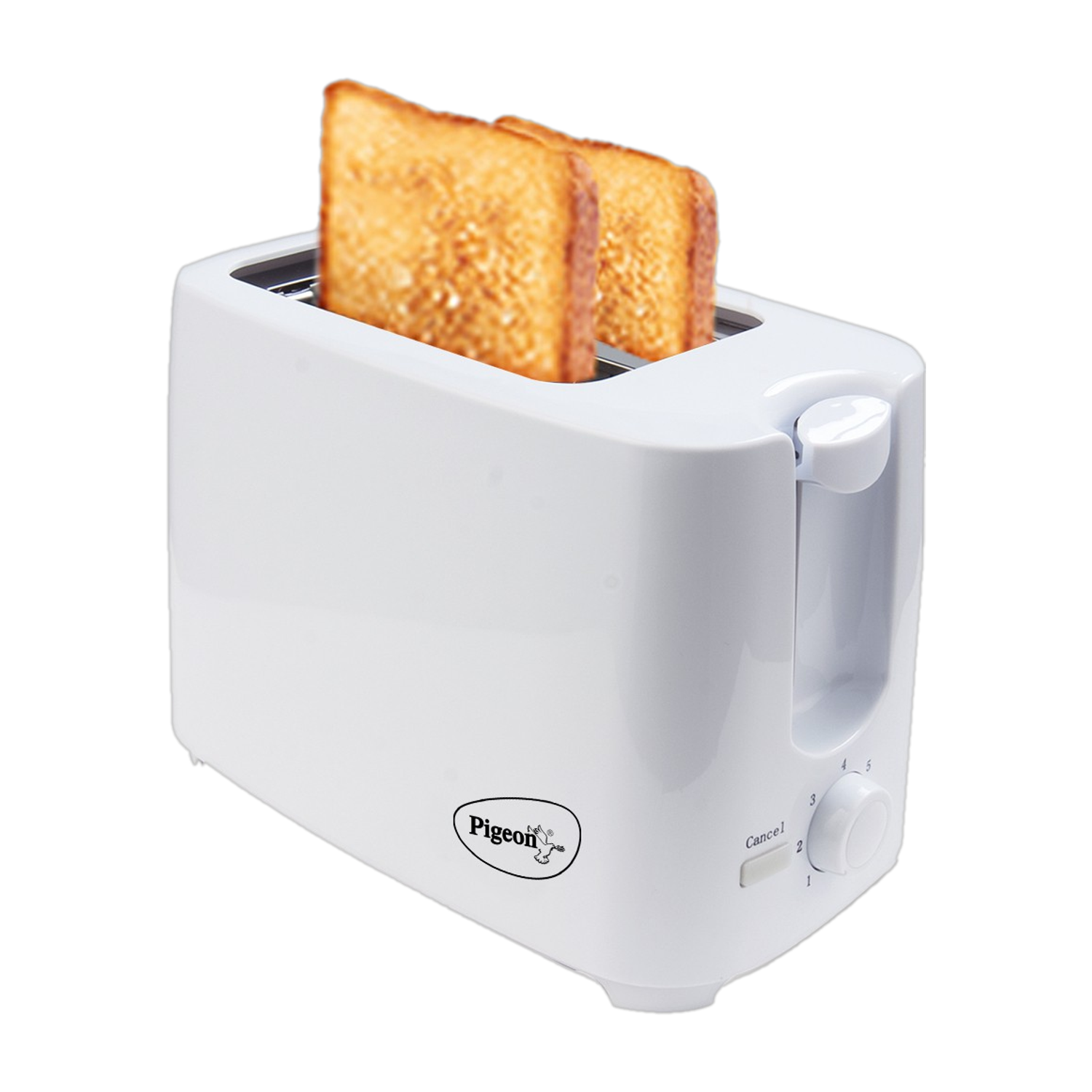 Image of Kelvinator 750W 2-Slice Stainless Steel Pop-up Toaster with 6 Stage Browning Control 750 W Pop Up Toaster (Black)