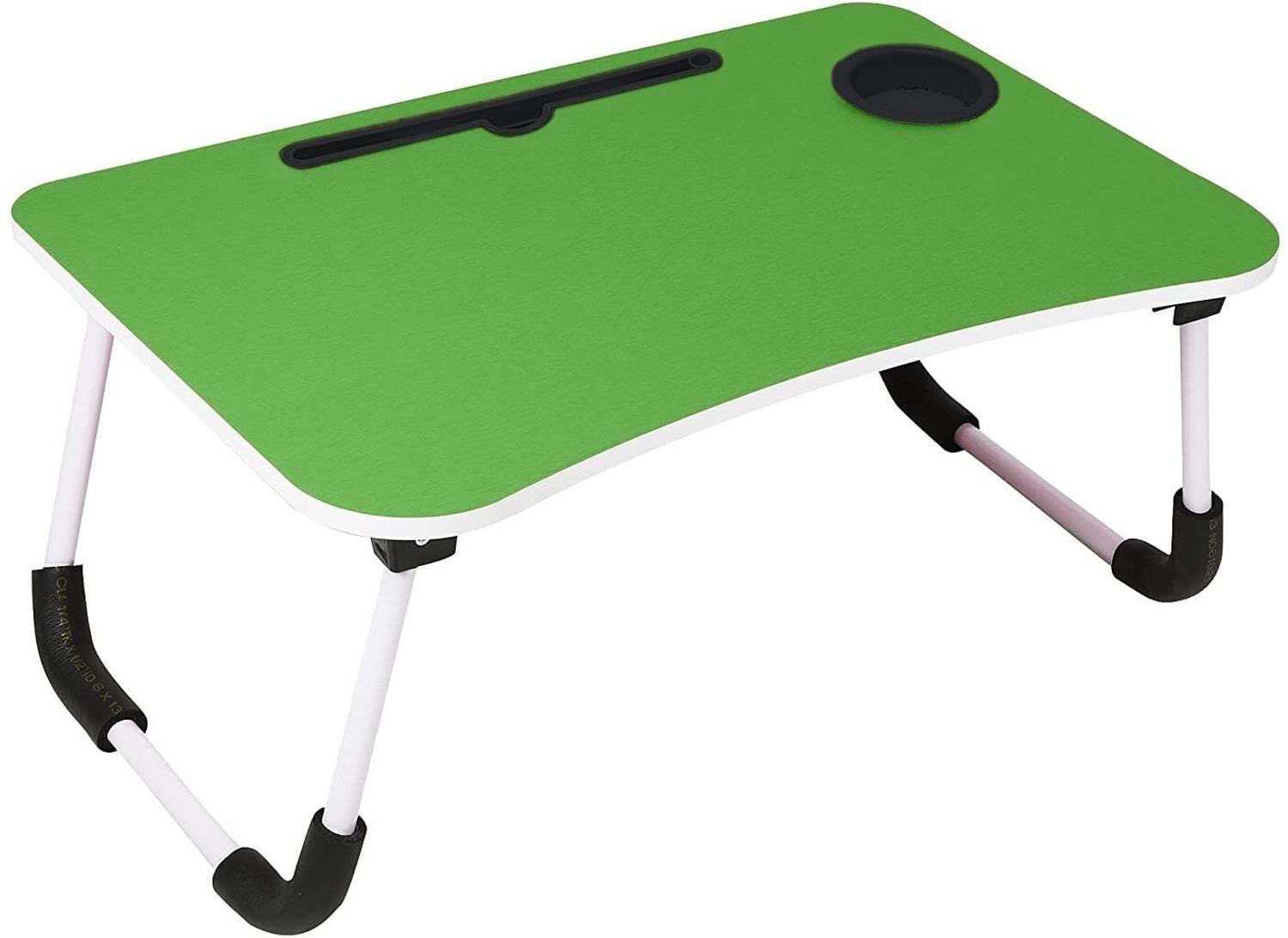 Image of Story@home LT4003 Wood Portable Laptop Table (Finish Color - Blue, Pre Assembled)