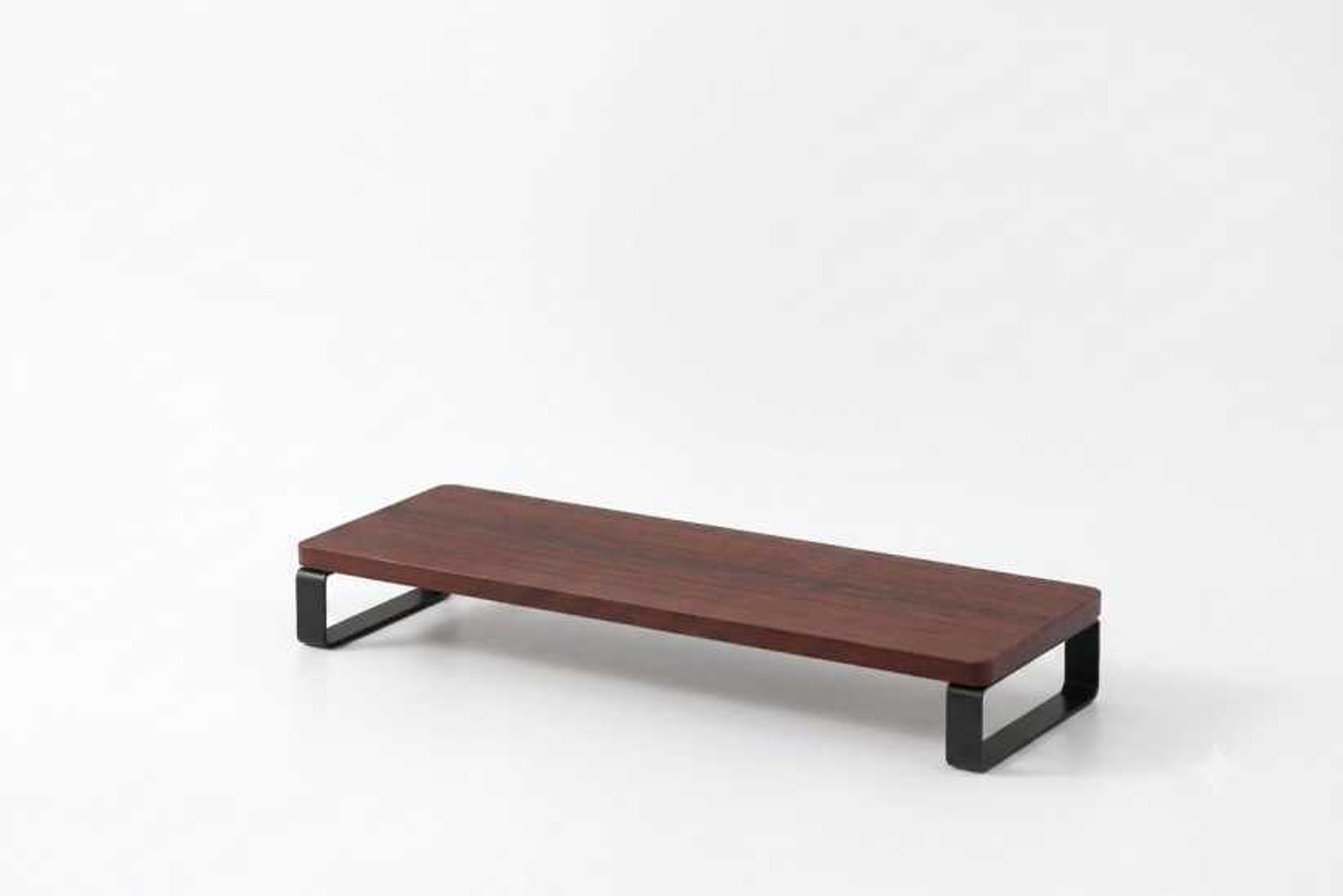 Image of Dwhandicrafts monitor stand for desk wooden monitor riser computer screen stand wood monitor stand computer monitor riser desktop shelf organizer Wooden Desk Stand Laptop Stand Compatible with 40 - 44cm Laptops (Black)